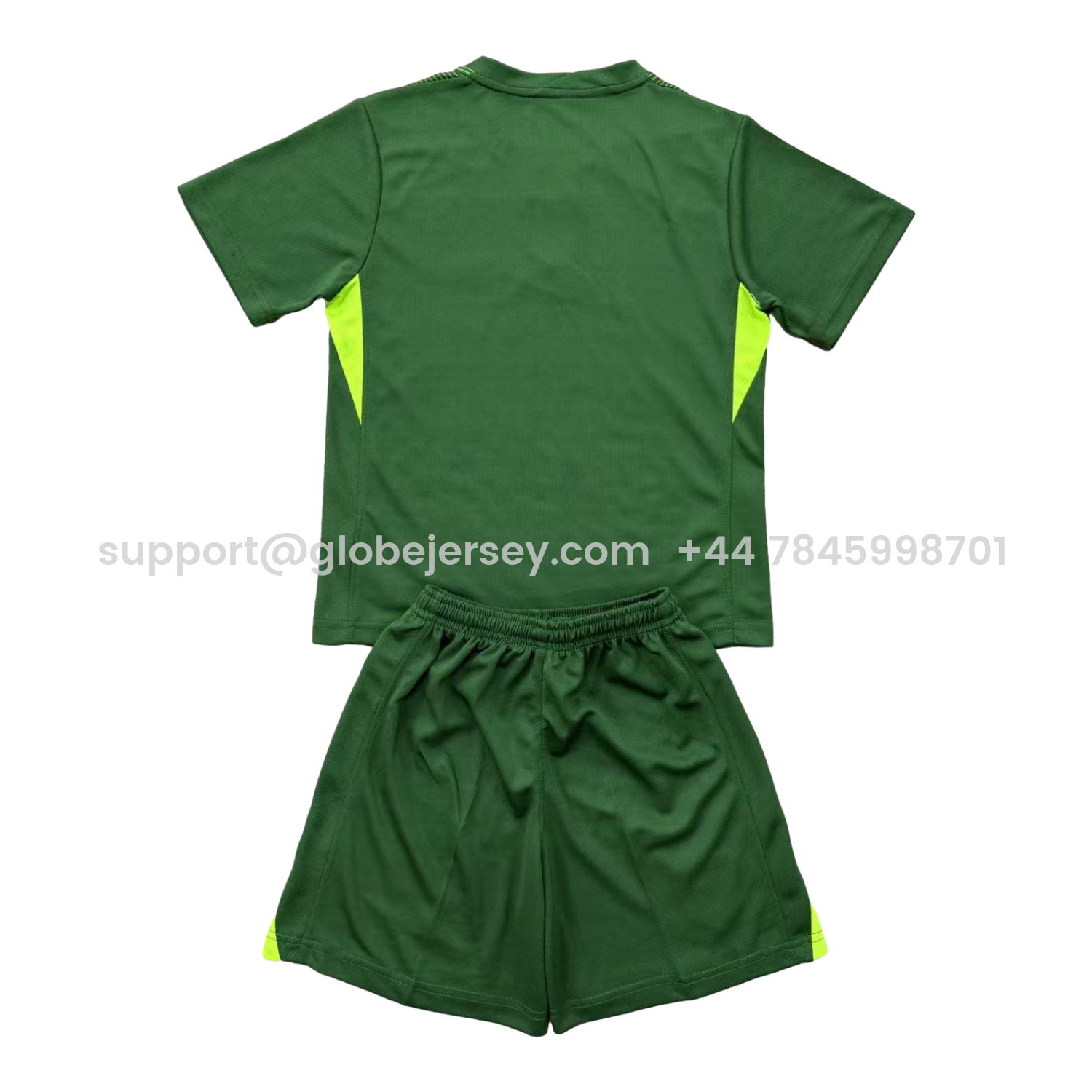 GlobeJersey-United States USA 25-26 Green Goalkeeper Men's Adult Jersey Set - Fans Version