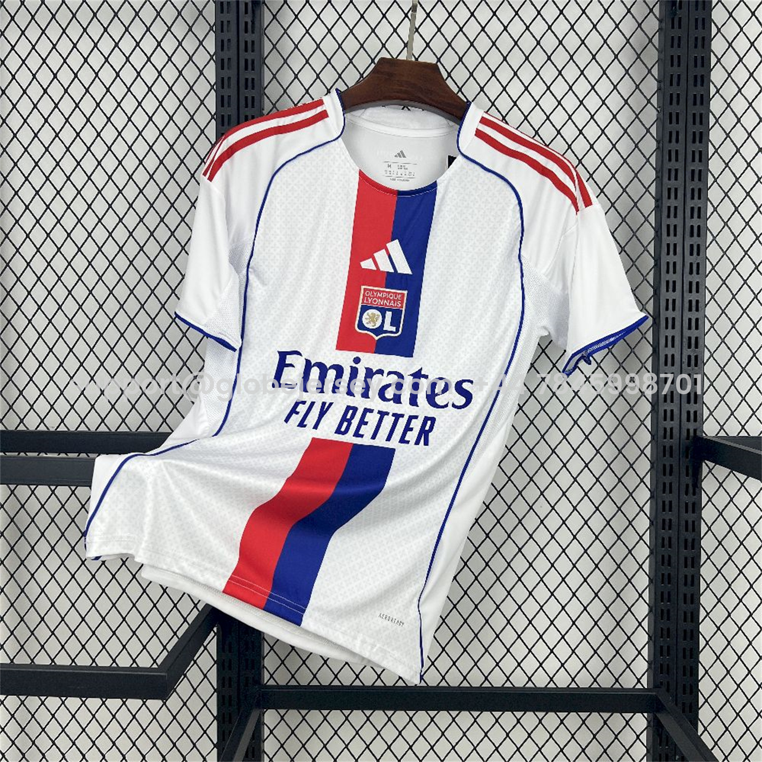 GlobeJersey-Lyon 25-26 Home Jersey - Fans Version