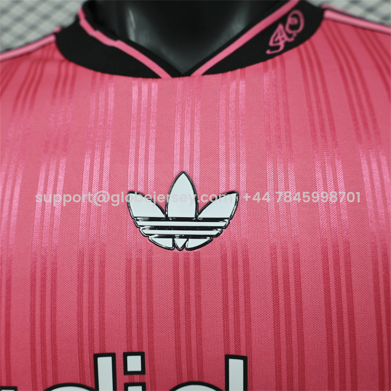 GlobeJersey-Adidas 26-27 Terrace Icon Retro Casual Style Rose Pink Jersey - Player Version