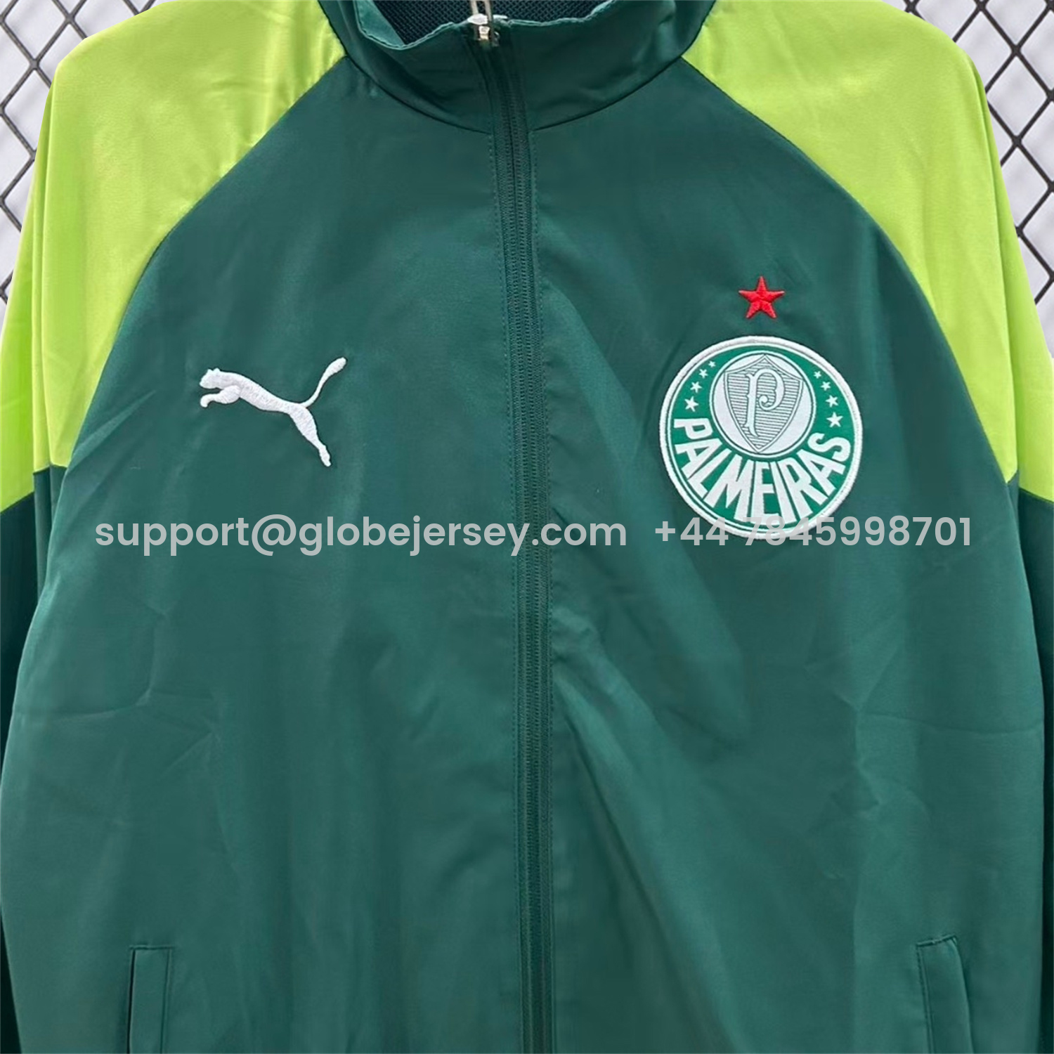 GlobeJersey-Palmeiras 25-26 Training Windbreaker Jacket - Green