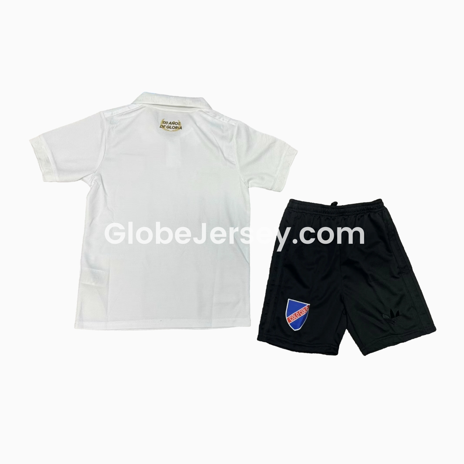 GlobeJersey-Colo Colo 2025 Centenary Special Edition Unsponsored Kids Kit