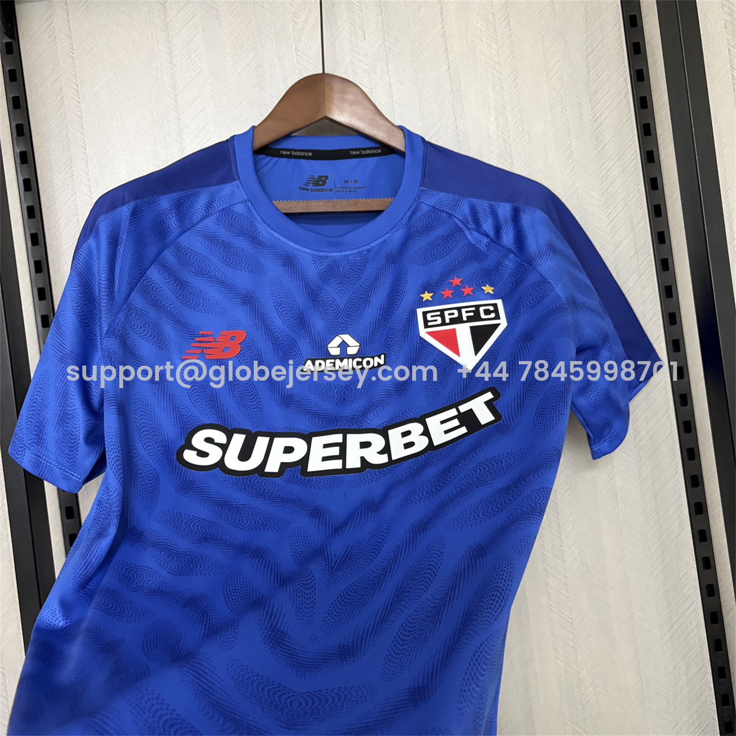 GlobeJersey-Sao Paulo 26-27 Blue Goalkeeper Jersey - Fans Version