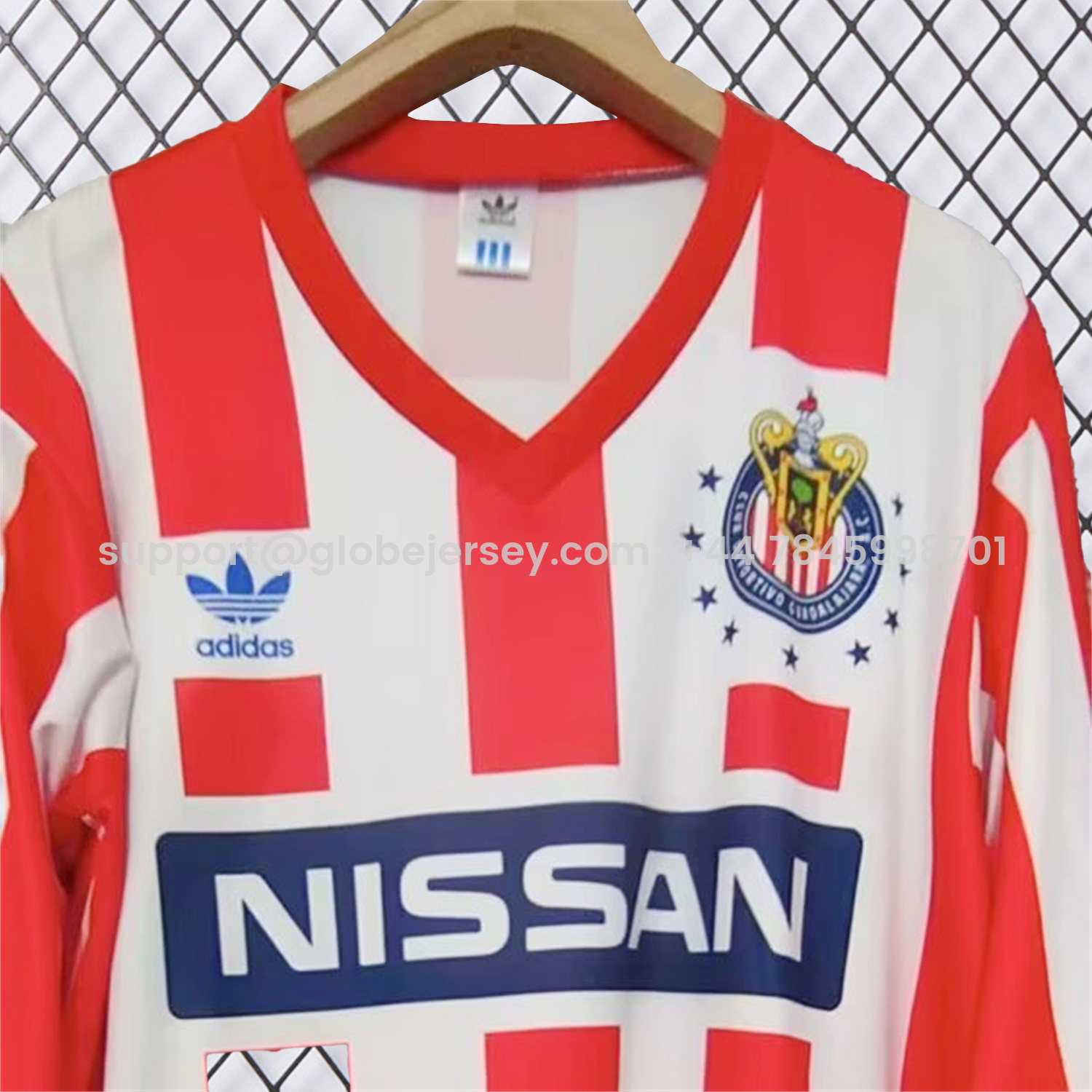GlobeJersey-Retro Chivas de Guadalajara 1990-91 Home Long Sleeves Jersey