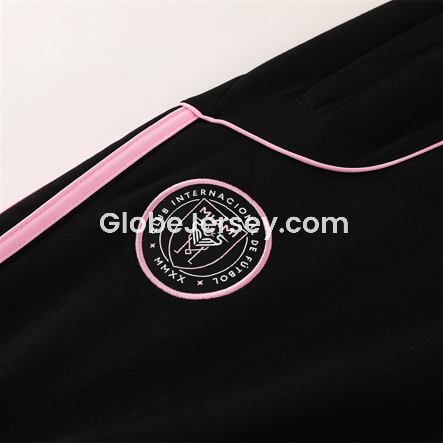 GlobeJersey-INT M.A.M 25-26 Long Sleeves Training Hoodie Set - Black Hoodie + Pants