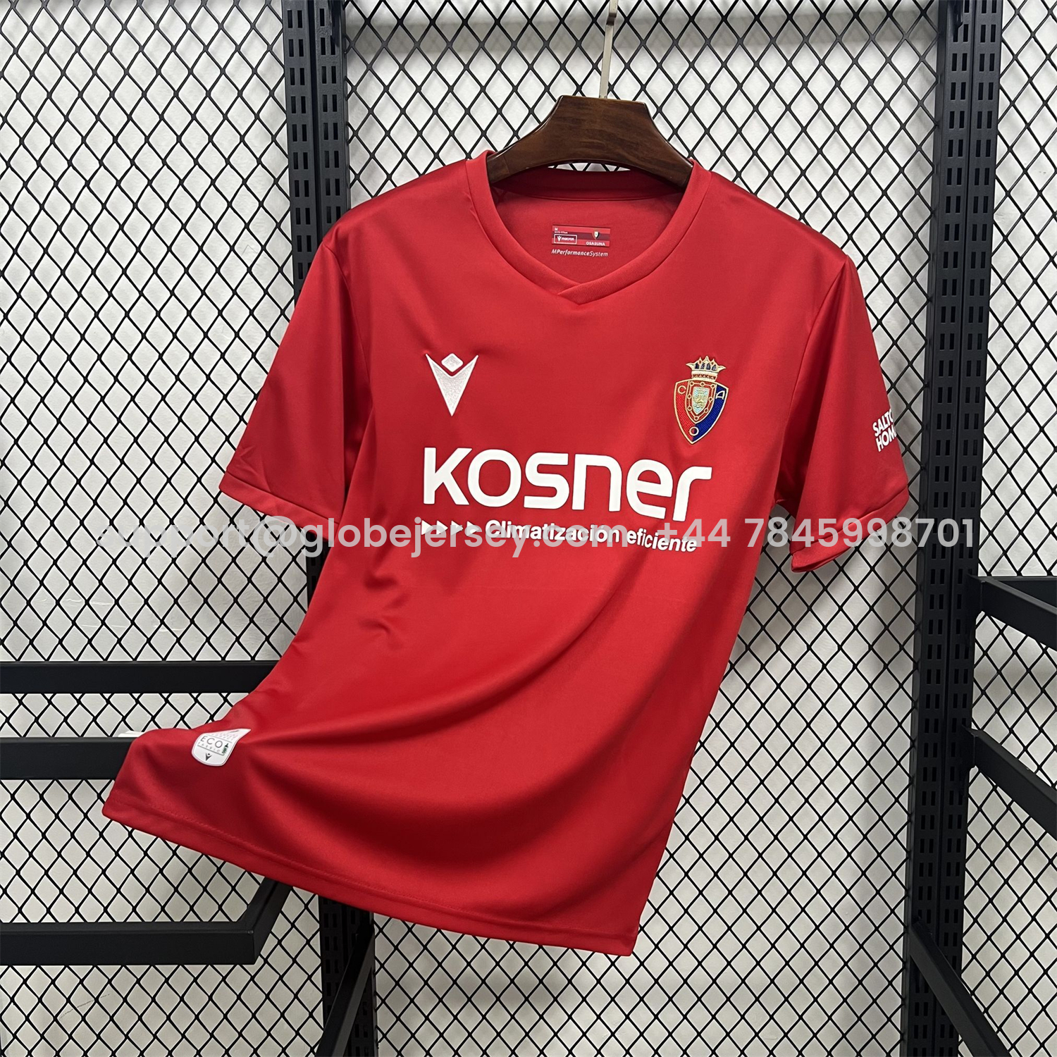GlobeJersey-Osasuna 25-26 Retro Style Jersey - Fans Version