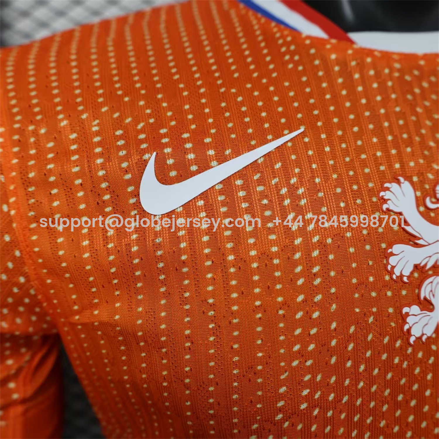 GlobeJersey-Netherlands 2025-26 Orange Special Jersey - Player Version