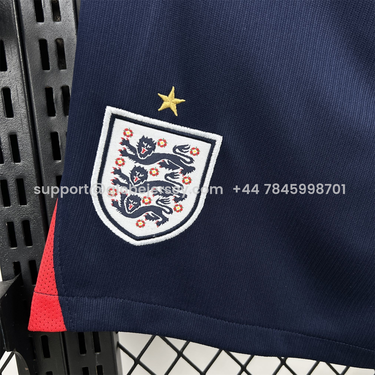 GlobeJersey-England 2026 Home Shorts - Fans Version