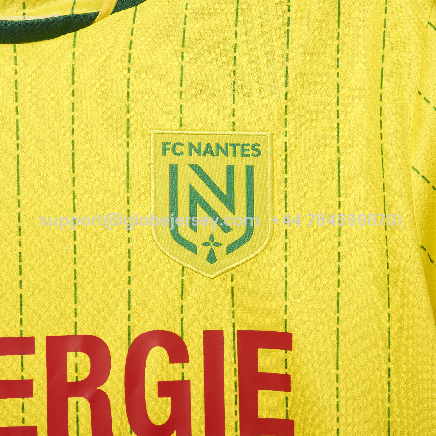 GlobeJersey-Nantes 25-26 Home Jersey - Fans Version