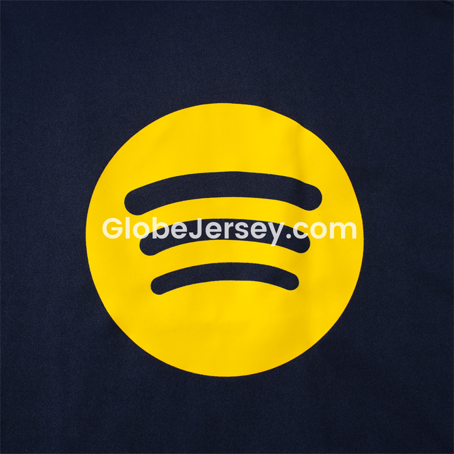 GlobeJersey-Barcelona 25-26 Vest Training Set - Deep Blue Black Vest and Shorts