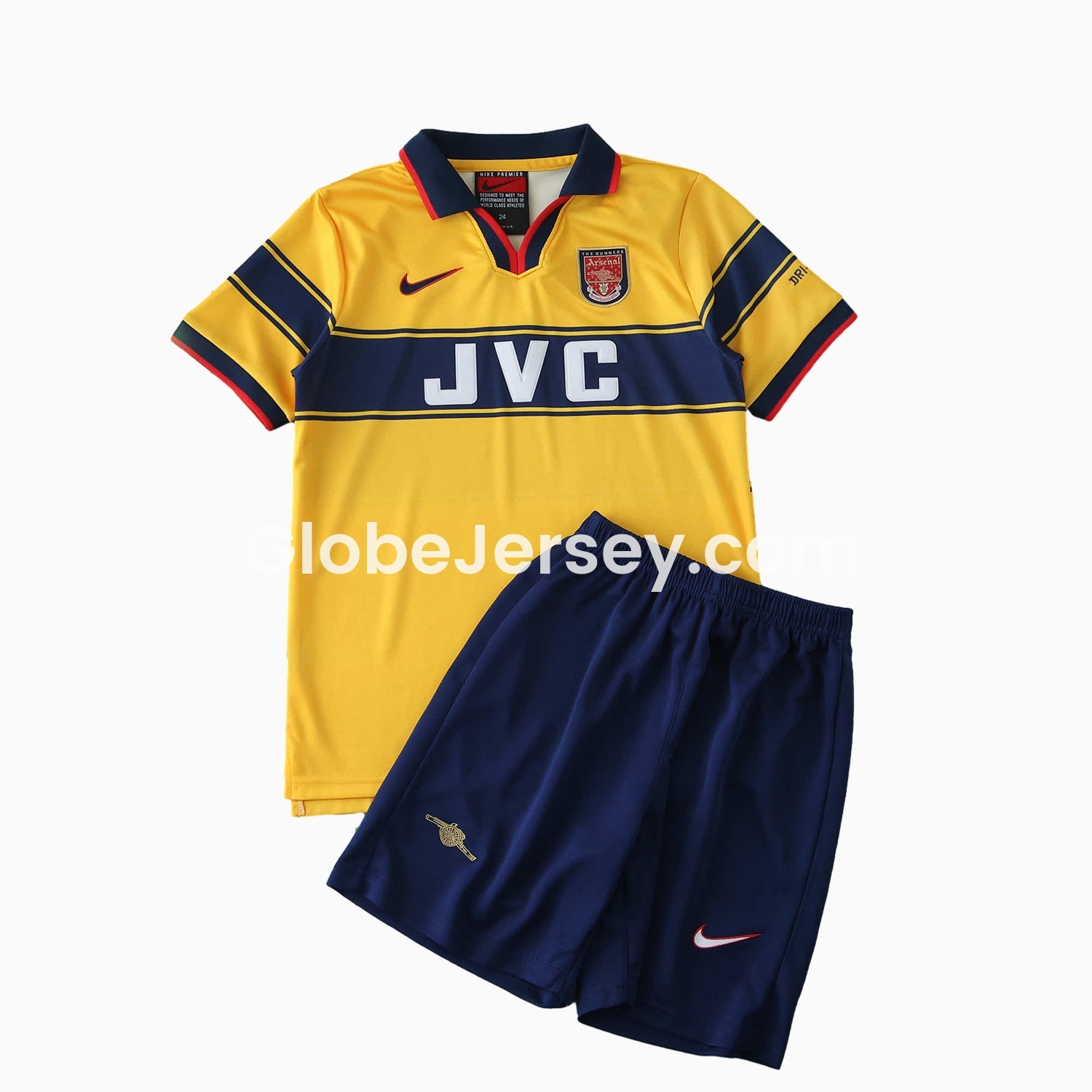GlobeJersey-Retro Arsenal 1997-99 Away Kids Kit