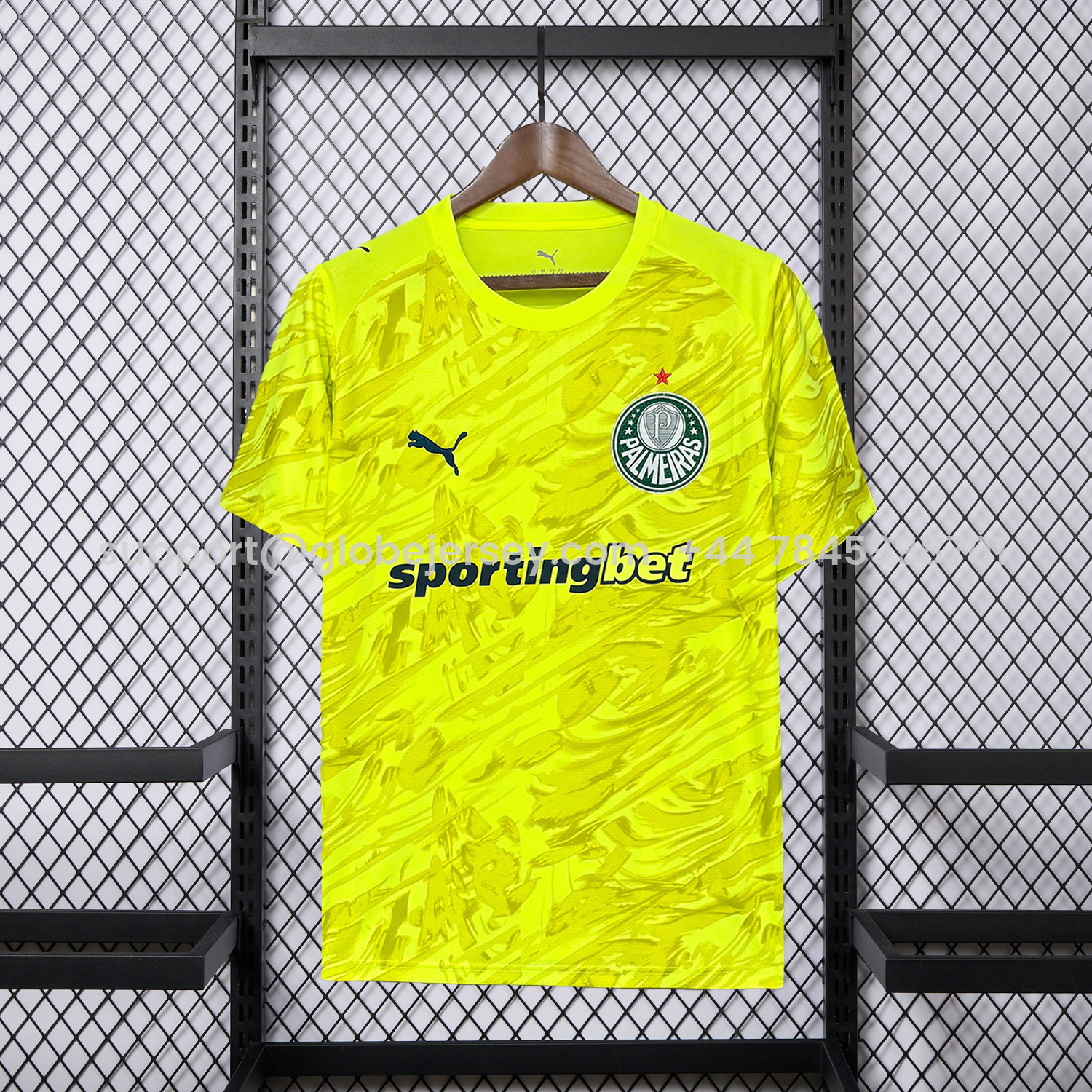 GlobeJersey-Palmeiras 26-27 Yellow Goalkeeper Jersey - Fans Version