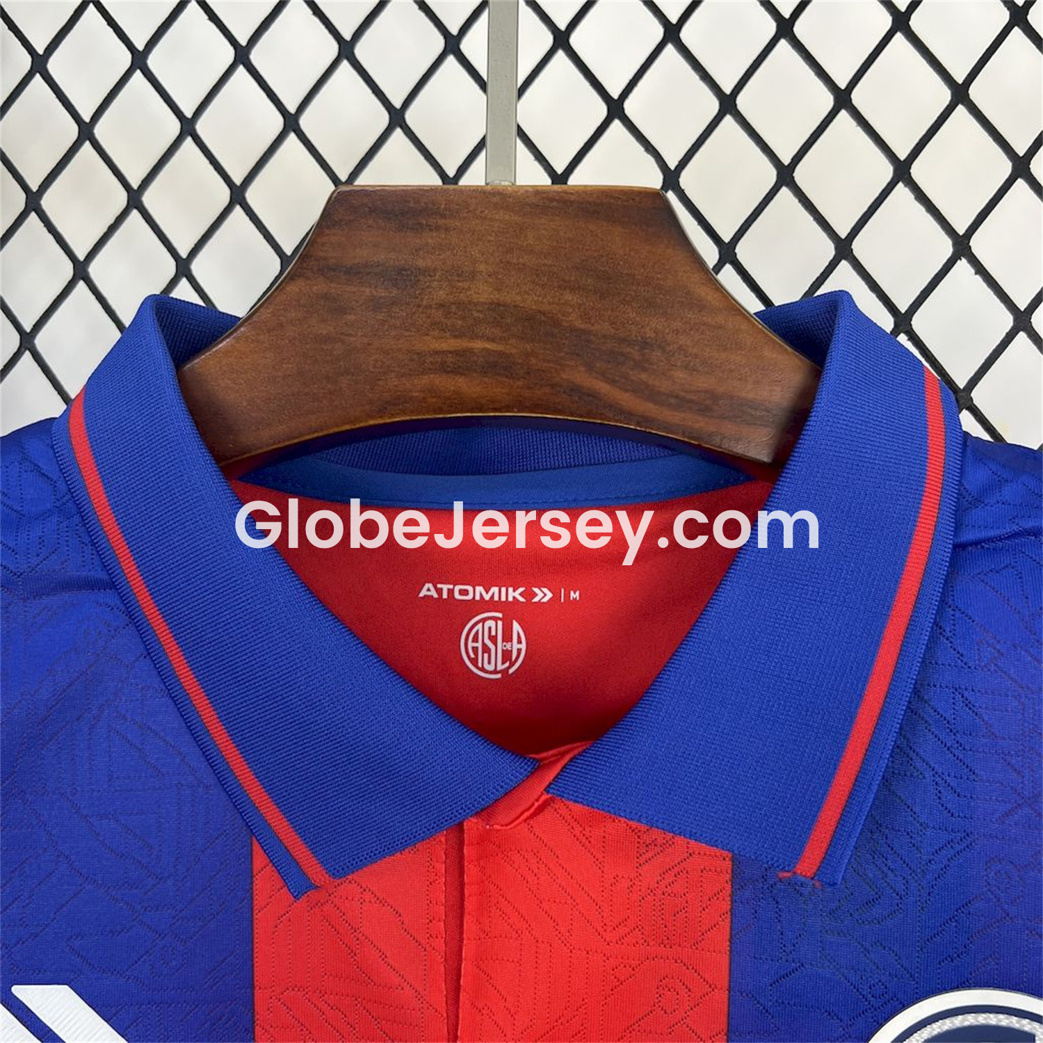GlobeJersey-San Lorenzo 25-26 Home Unsponsored Jersey - Fans Version