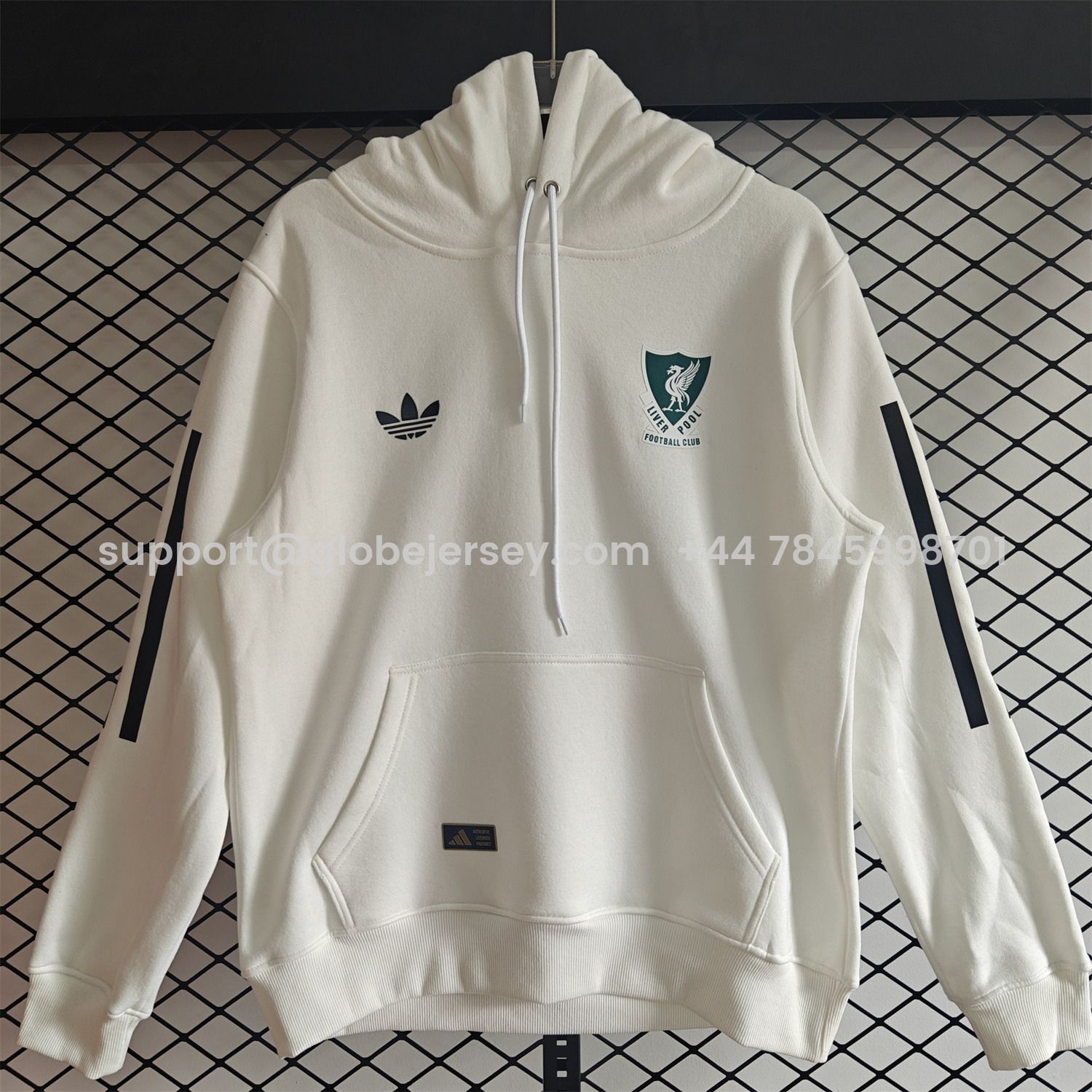 GlobeJersey-Liver.pool 25-26 Originals Terrace Icon Unisex Pullover Hoodie