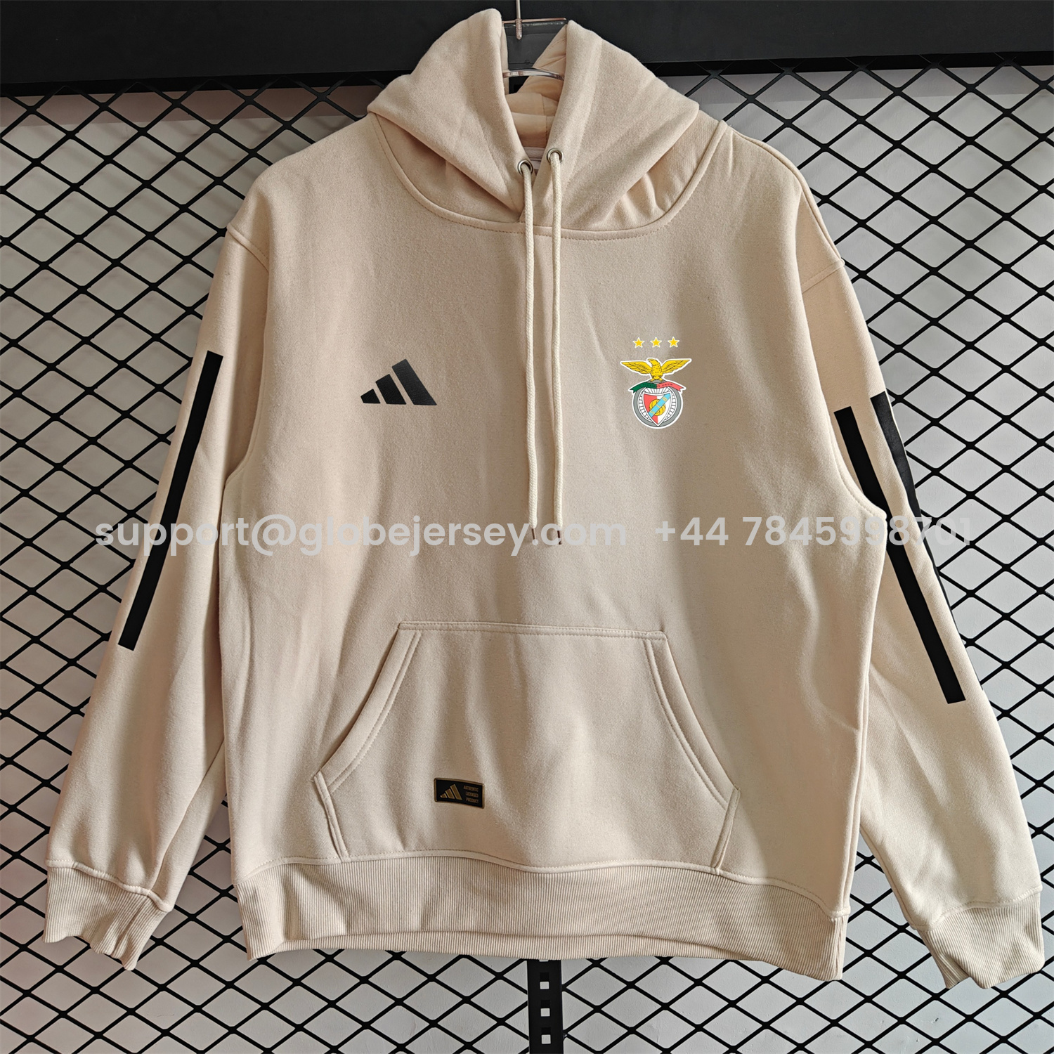 GlobeJersey-Benfica 25-26 Home Unisex Pullover Hoodie