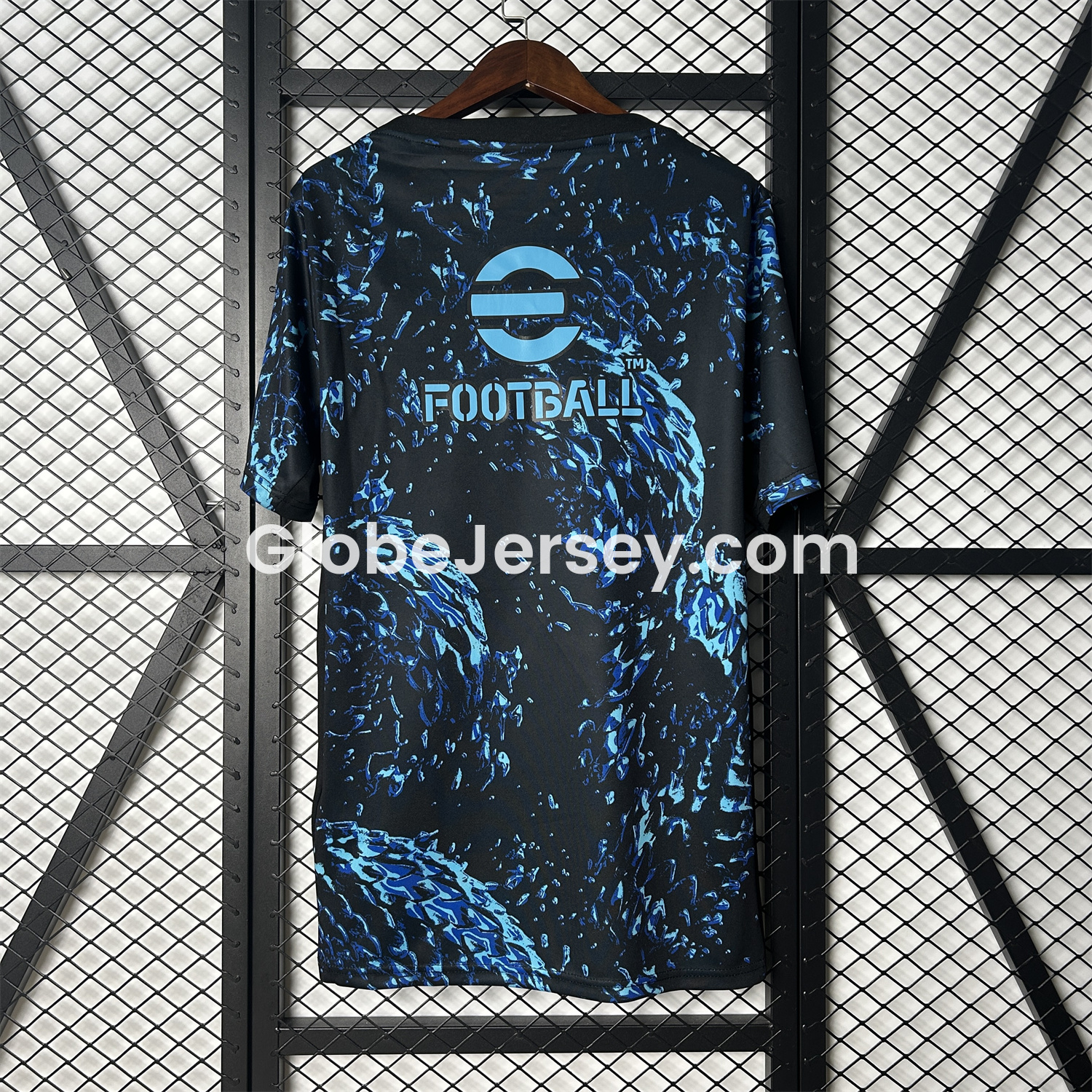 GlobeJersey-Inter Milan 25-26 Blue Snake Pattern Pre-Match Training Jersey - Fans Version