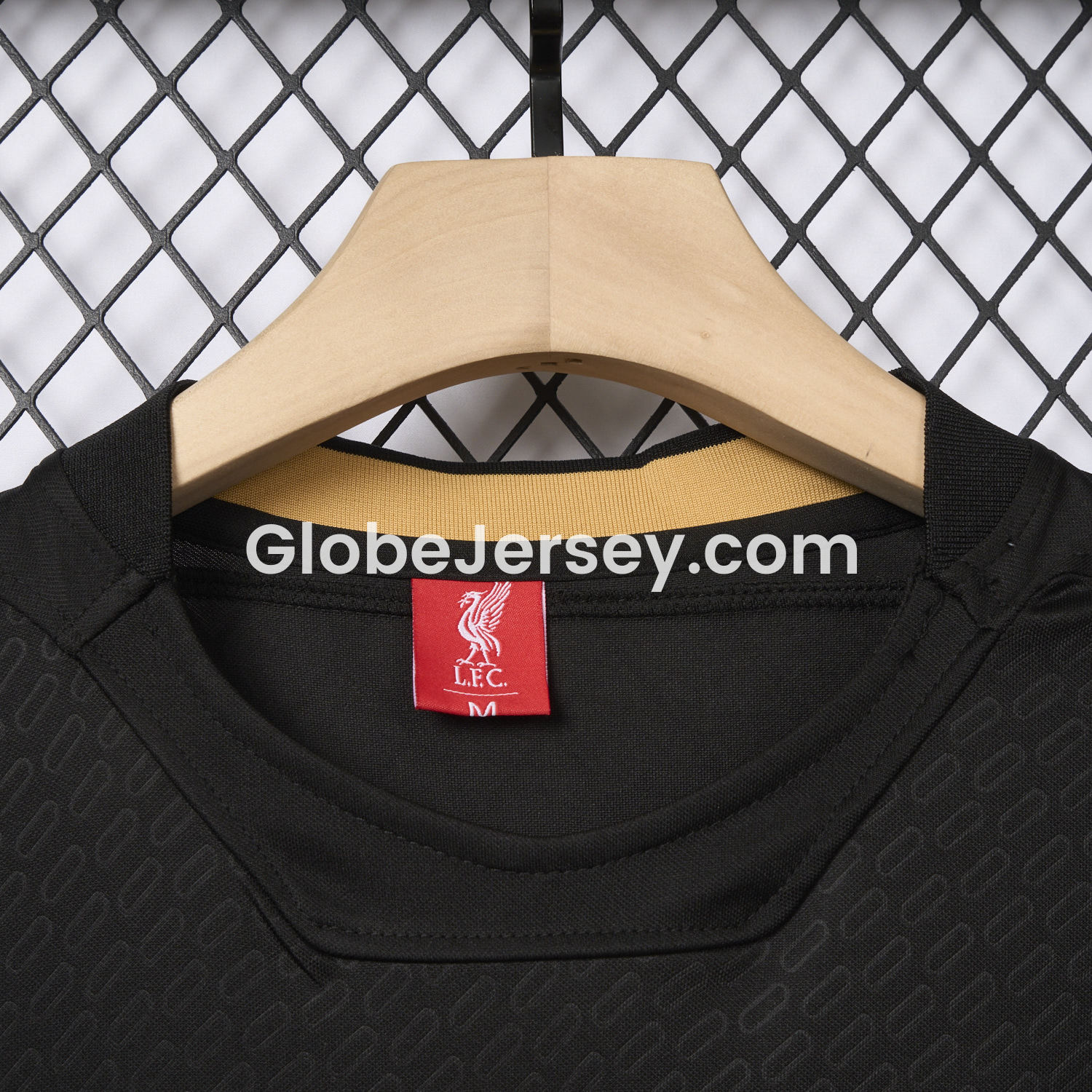 GlobeJersey-Liver.pool 25-26 Istanbul 2005 Anniversary Black Jersey - Fans Version