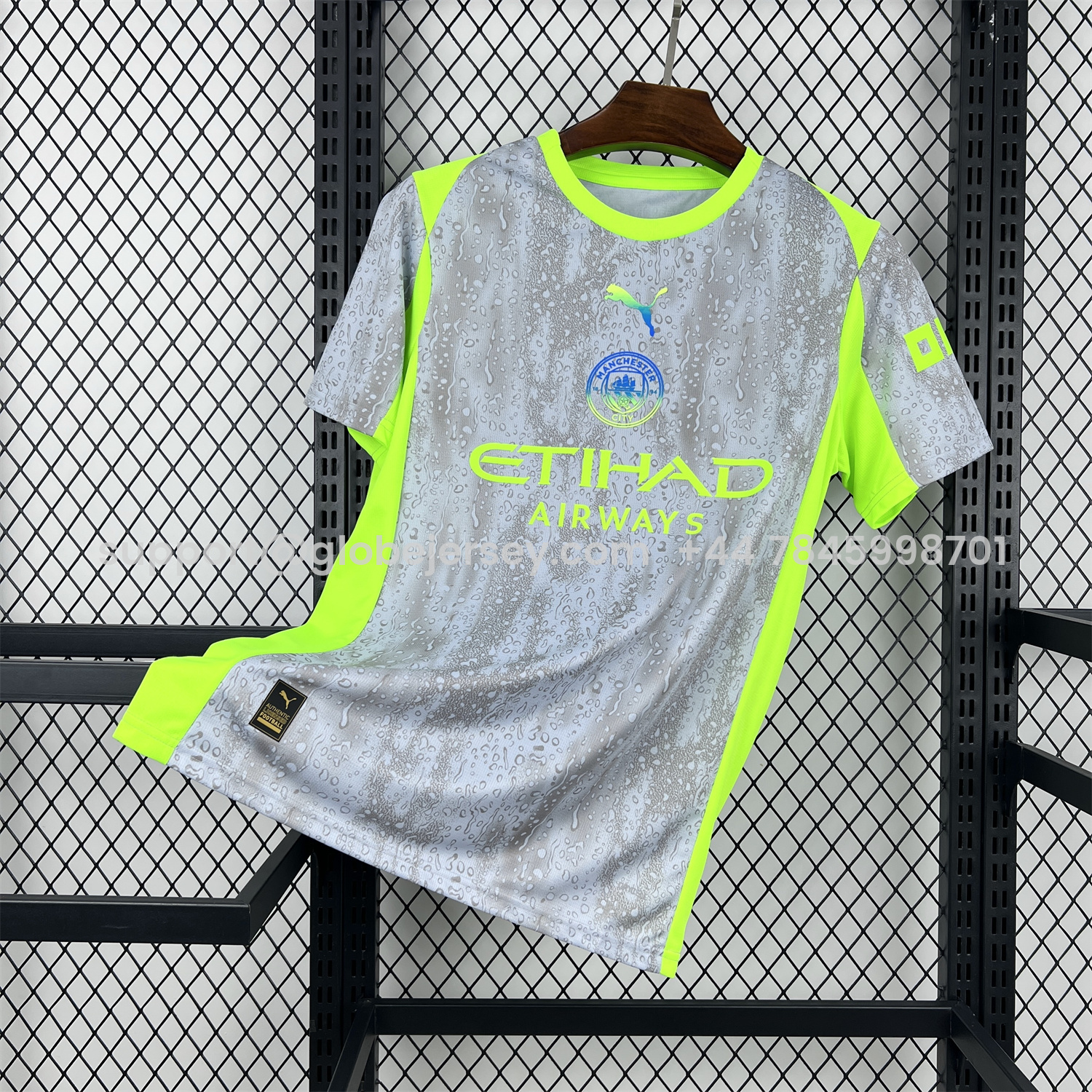 GlobeJersey-Manchester City 25-26 Third Grey Jersey - Fans Version