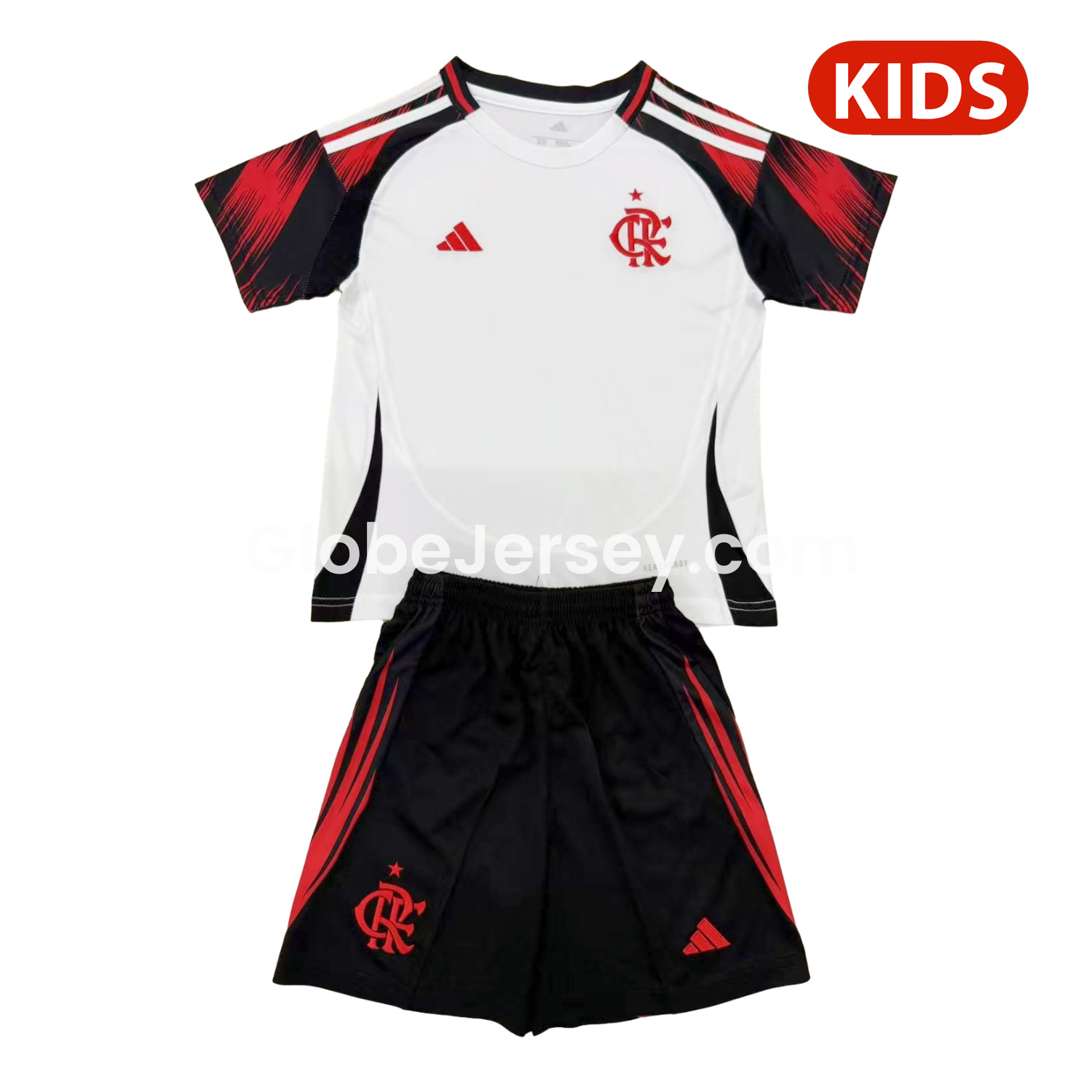 GlobeJersey-Flamengo 25-26 Away Kids Kit