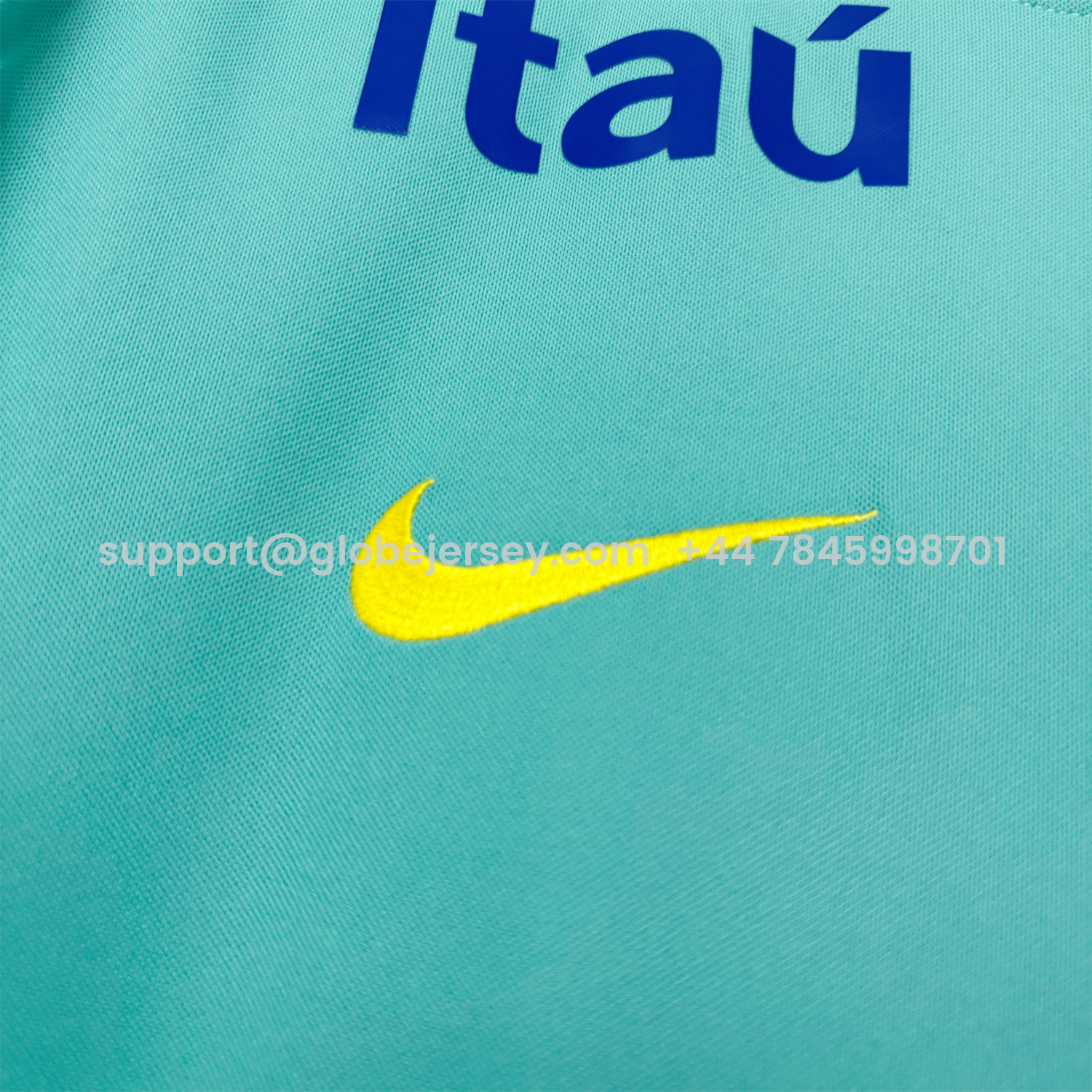 GlobeJersey-Brazil 2026 Tiffany Blue Training Jersey - Fans Version