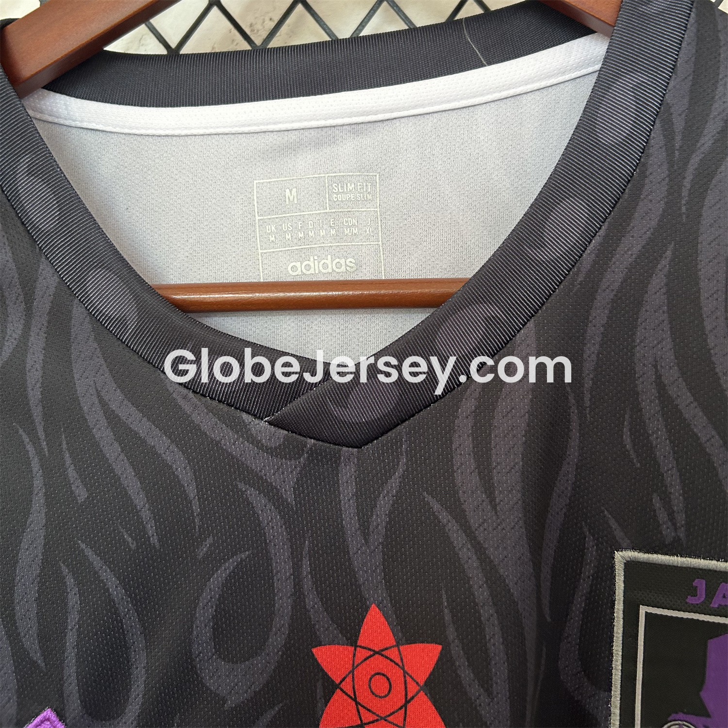 GlobeJersey-Japan 25-26 Purple NARUTO 20th Anniversary Black Special Jersey - Fans Version