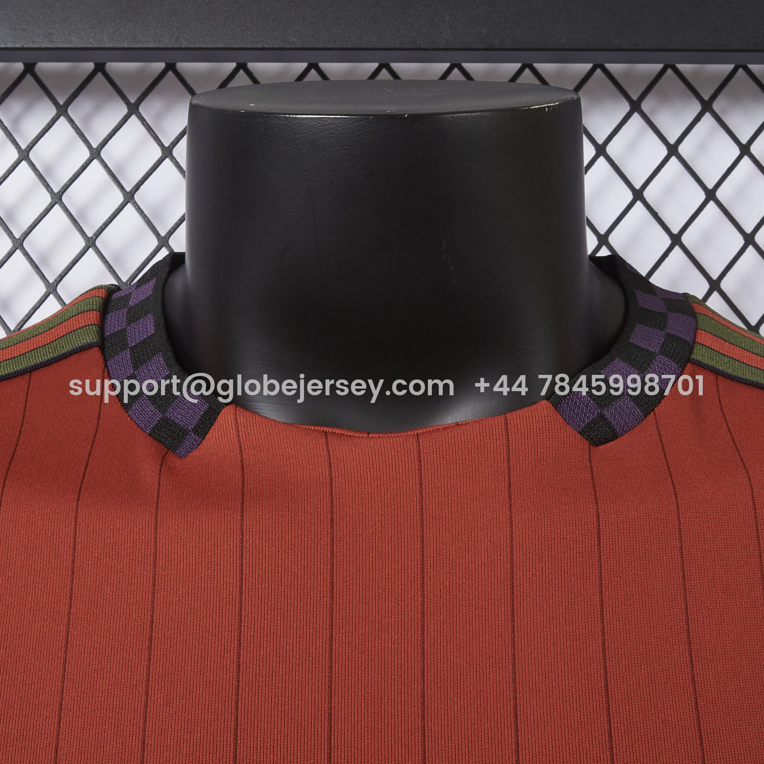 GlobeJersey-Bayern Munich 25-26 Trefoil Red Travel Jersey - Player Version