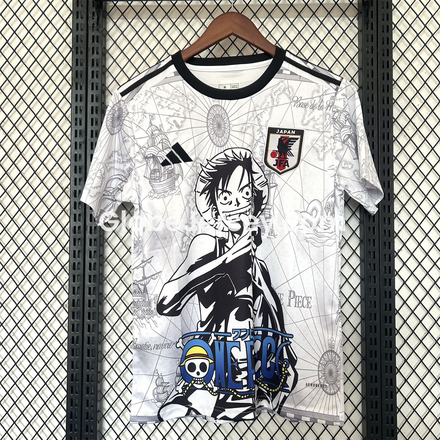 GlobeJersey-Japan 25-26 One Piece Luffy Stroke Special Edition Jersey - Fans Version