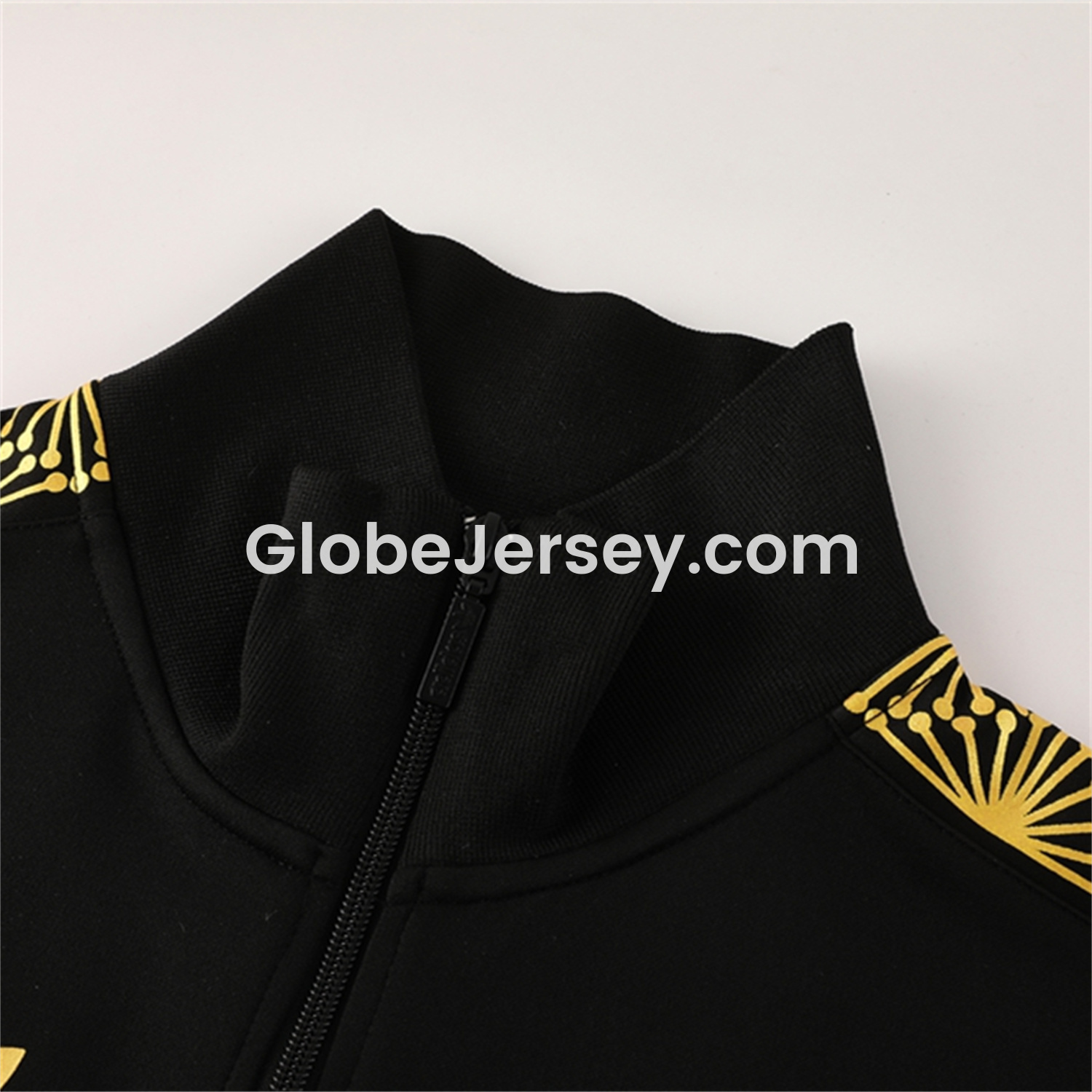 GlobeJersey-Kids Mexico 2025 Gold Cup Kids Jacket Training Tracksuit - Black Top & Pants