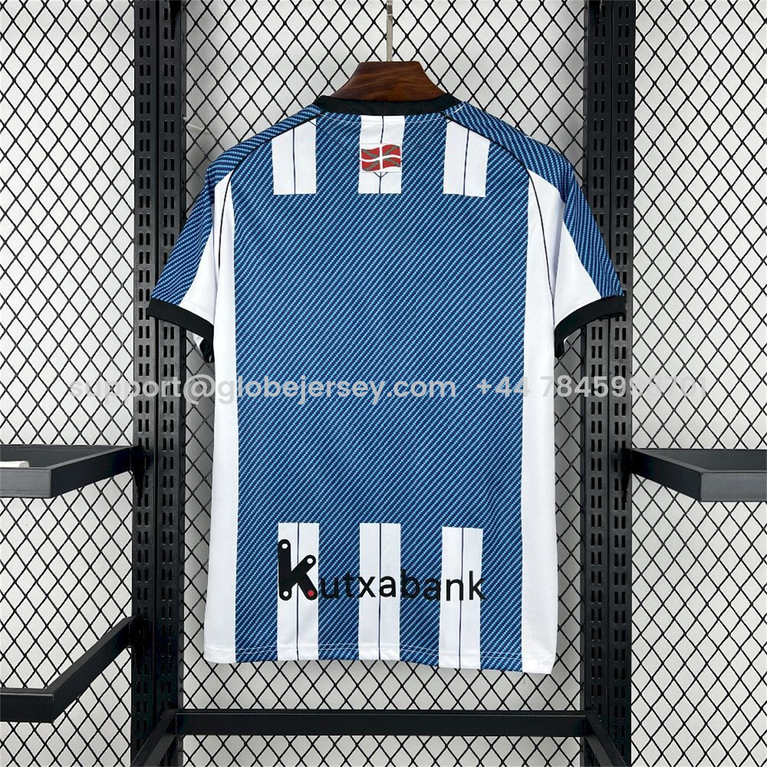 GlobeJersey-Real Sociedad 25-26 Home Blue And White Jersey - Fans Version
