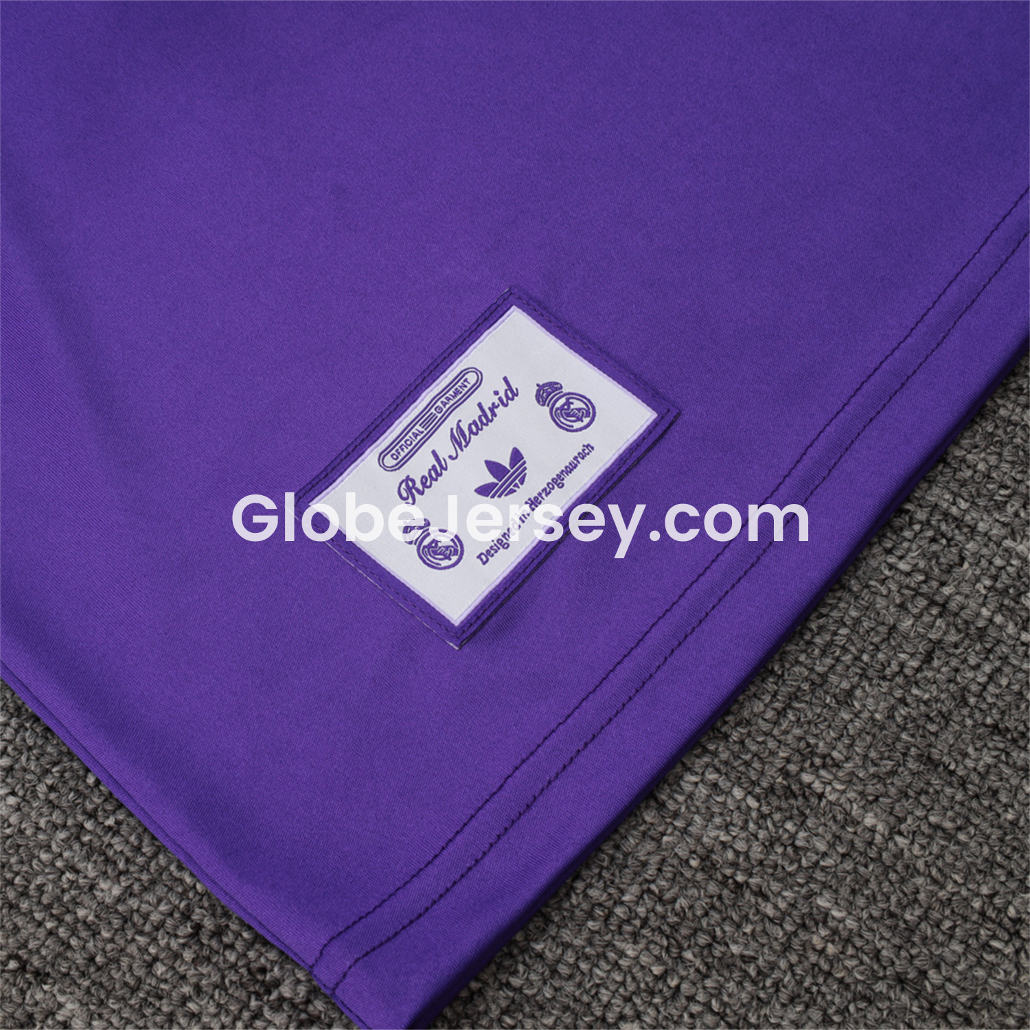 GlobeJersey-Real Madrid 25-26 Throwback Trefoil Vest Training Set - Purple