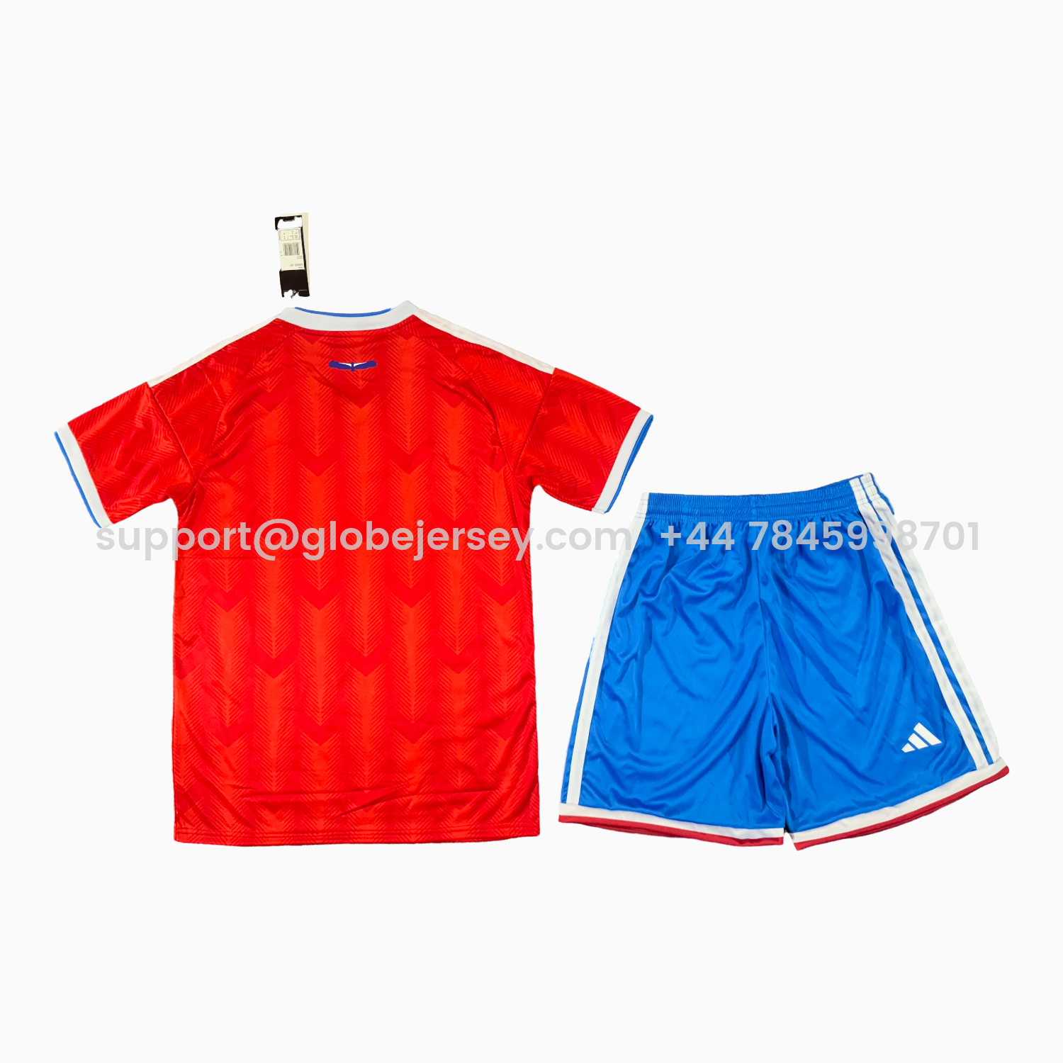 GlobeJersey-Chile 2026 Home Red Kids Kit