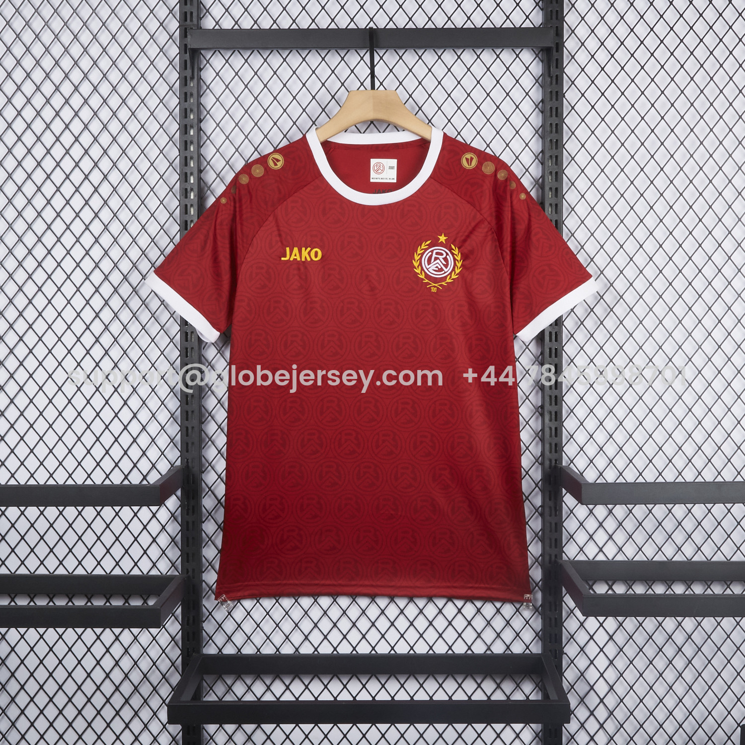 GlobeJersey-Rot-Weiss Essen 25-26 100th Anniversary Jersey - Fans Version