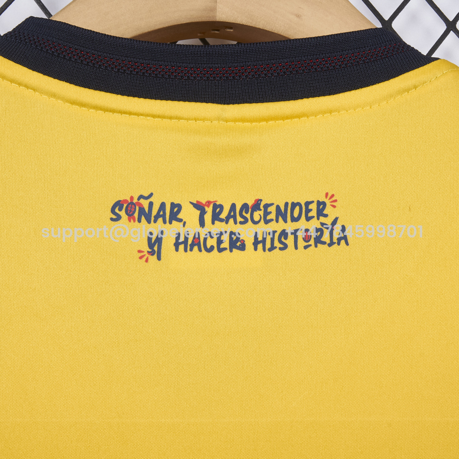 GlobeJersey-Ecuador 2026 Home Yellow Jersey - Fans Version