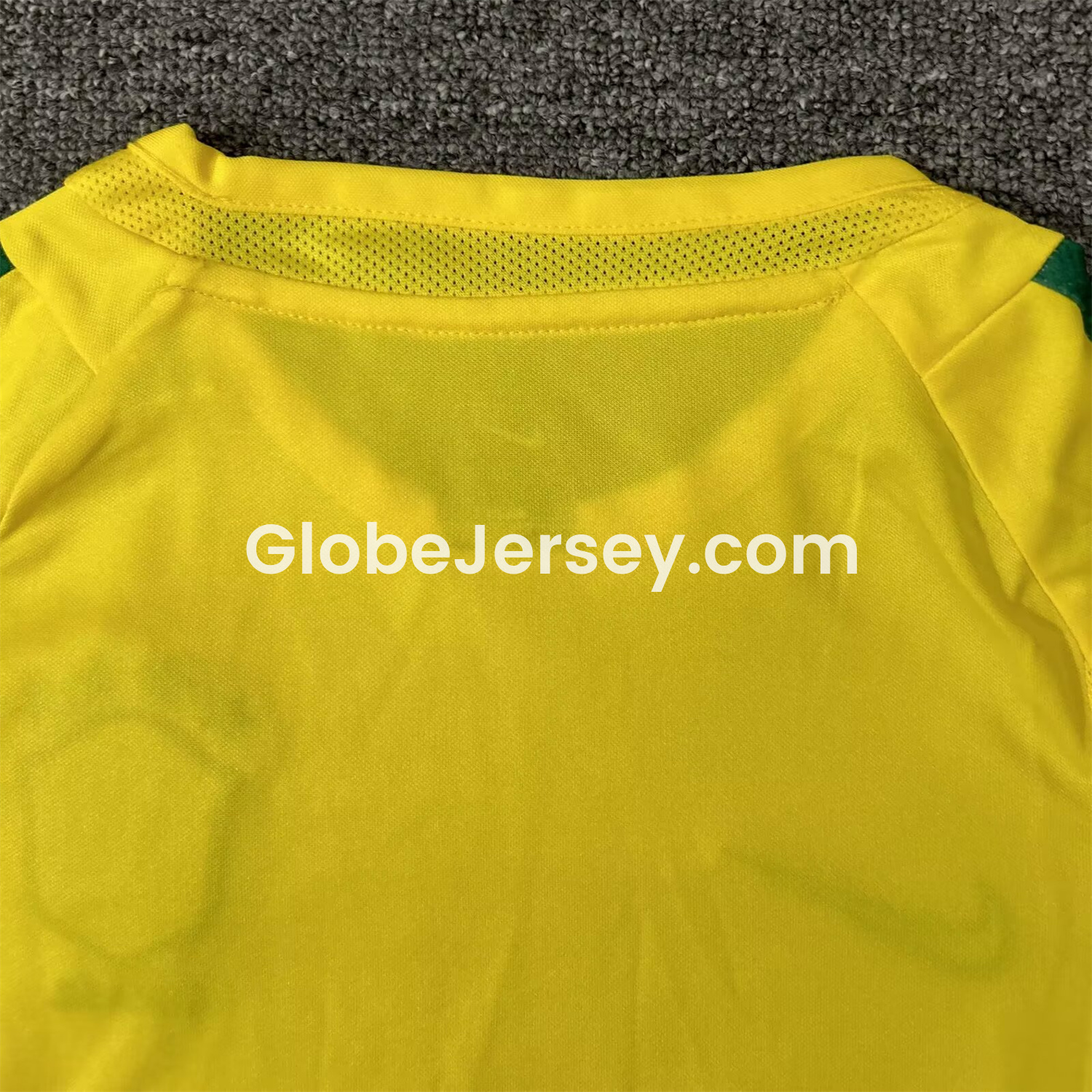 GlobeJersey-Retro Brazil 2002 Home Long Sleeves Kids Kit