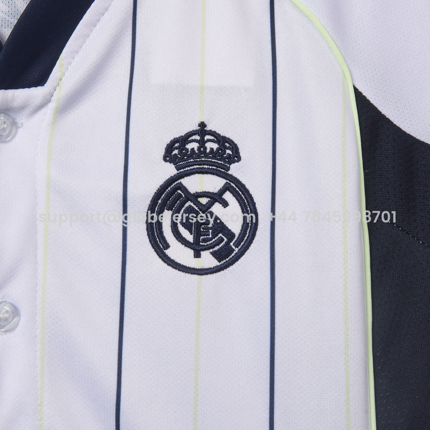 GlobeJersey-Real Madrid 25-26 White Baseball Kids Kit