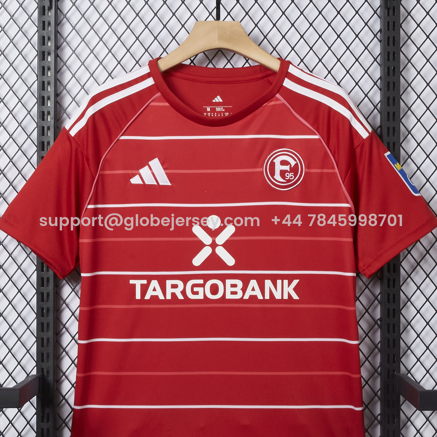 GlobeJersey-Fortuna Düsseldorf 25-26 Home Jersey - Fans Version