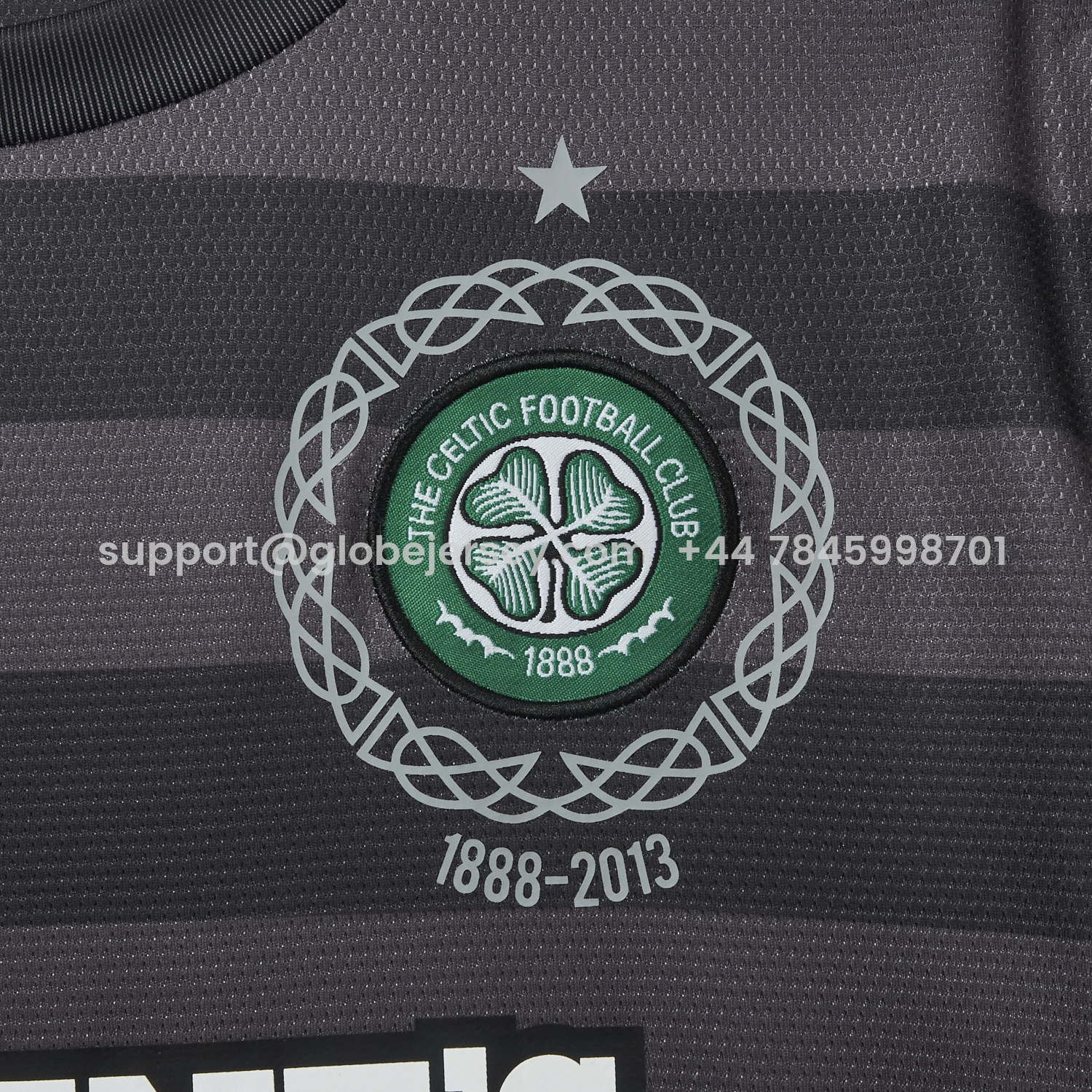 GlobeJersey-Retro Celtic 12-13 Away Stadium 125th Anniversary Jersey