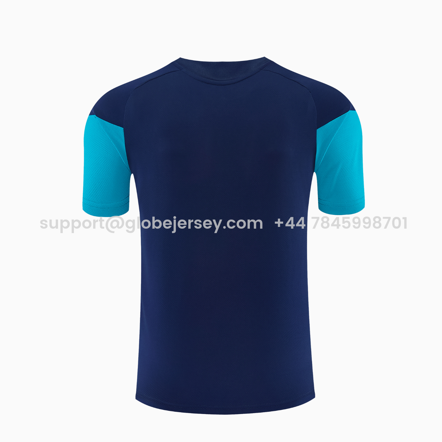 GlobeJersey-Spain 2026 Short-Sleeve Training Set - Dark Blue Top & Dark Blue Pants