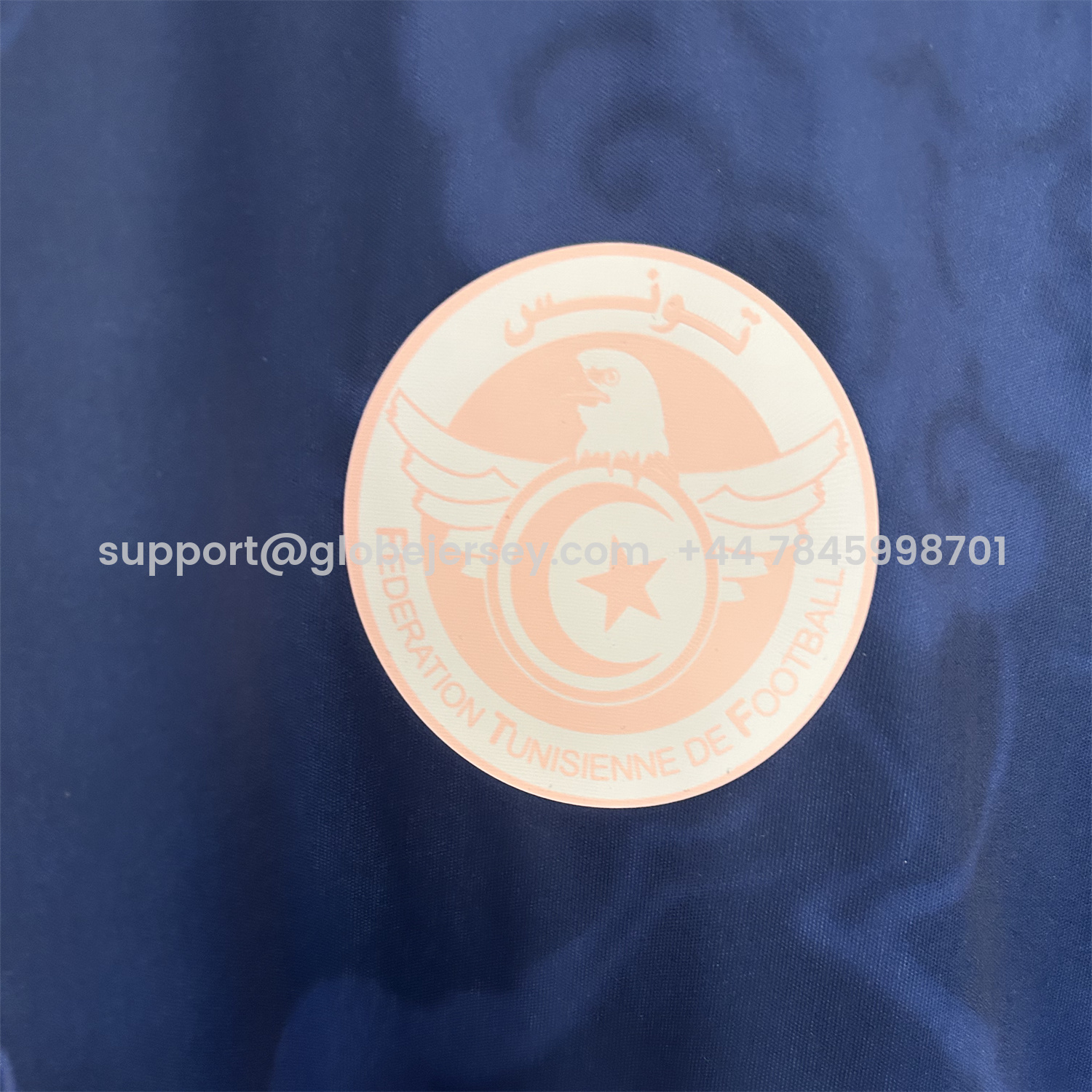 GlobeJersey-Tunisia 25-26 Deep Blue Purple Gradient Training Jersey - Fans Version