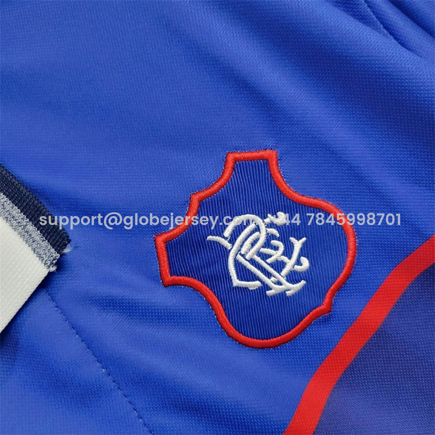 GlobeJersey-Retro Glasgow Rangers 1997-99 Home Jersey