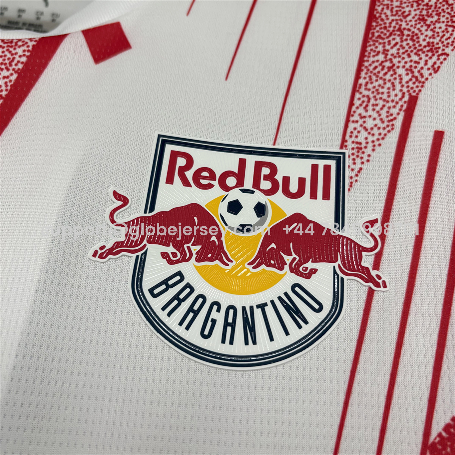 GlobeJersey-Red Bull Bragantino 26-27 Home Jersey - Fans Version