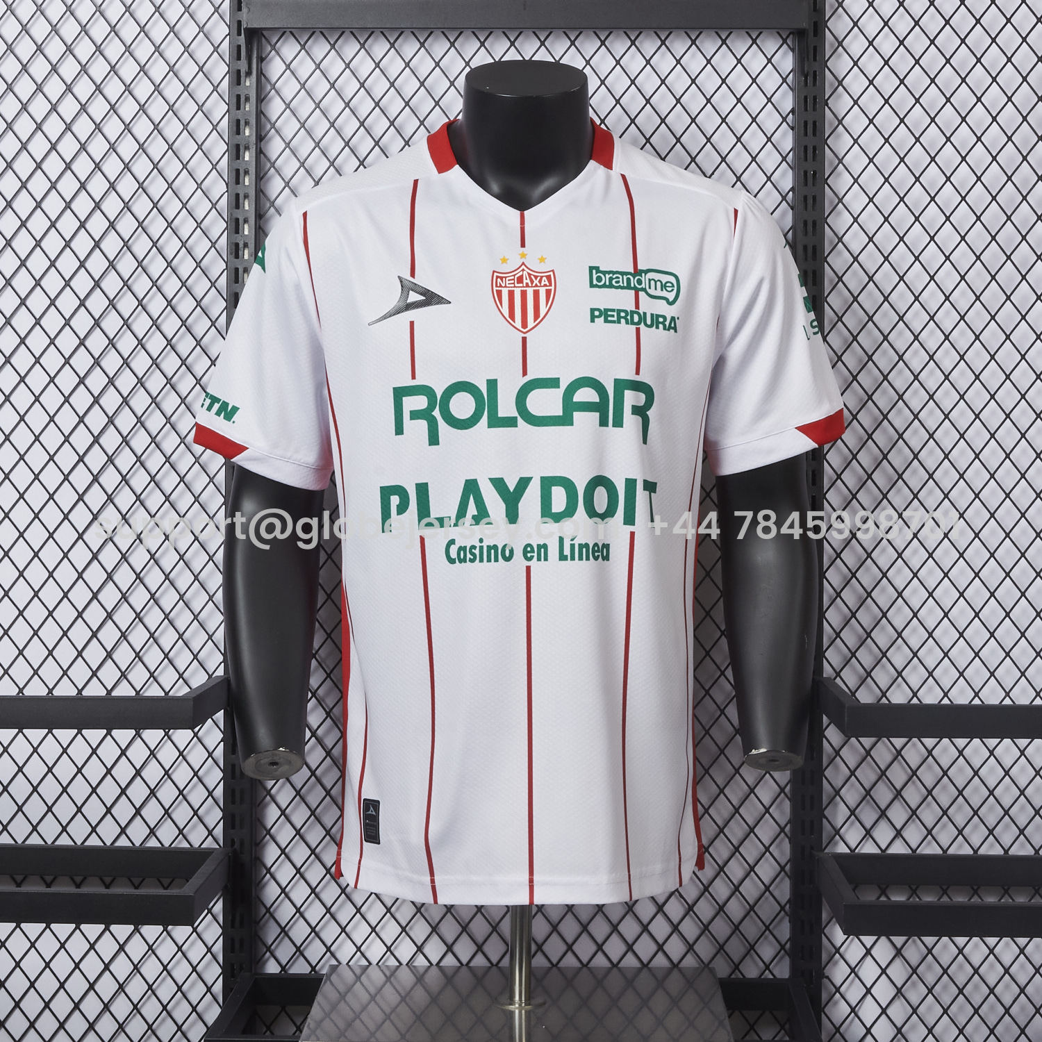 GlobeJersey-Club Necaxa 25-26 Home Jersey - Player Version
