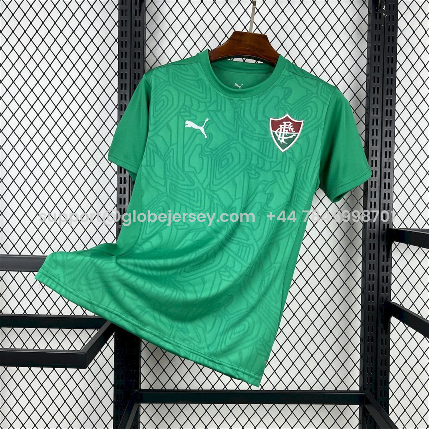 GlobeJersey-Fluminense 26-27 Green Pre-Match Jersey - Fans Version