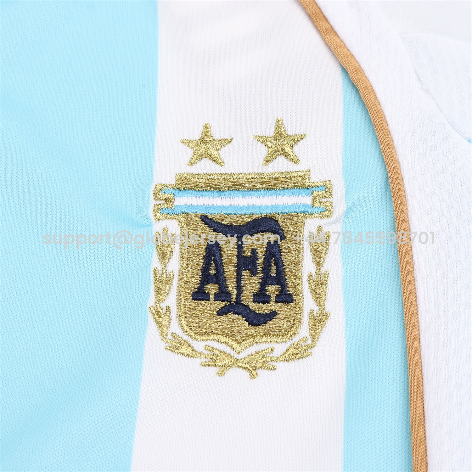 GlobeJersey-Retro Argentina 2006 Home Kids Kit