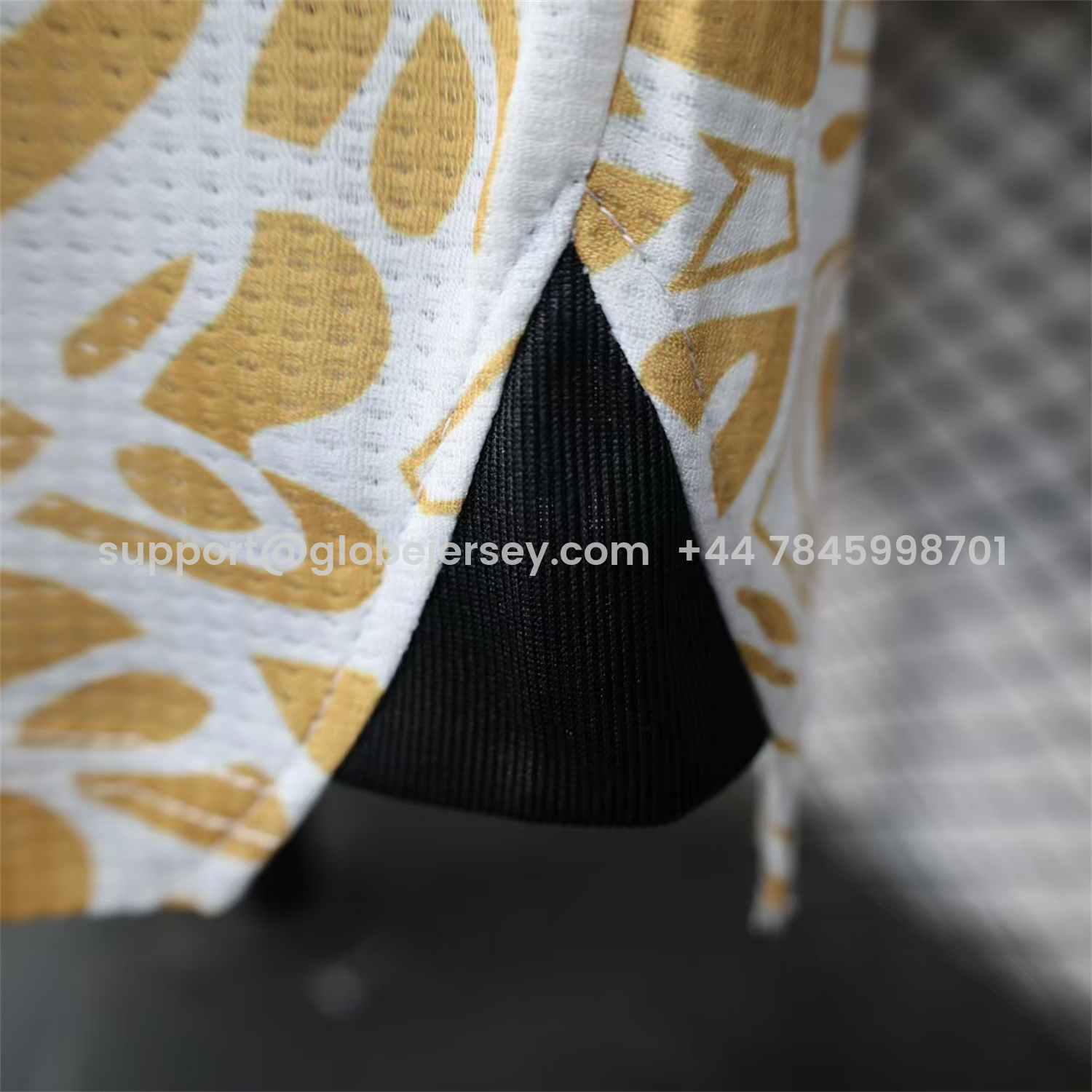 GlobeJersey-Club Deportivo Palestino Palestine 25-26 Yellow Flowers White Jersey - Player Version