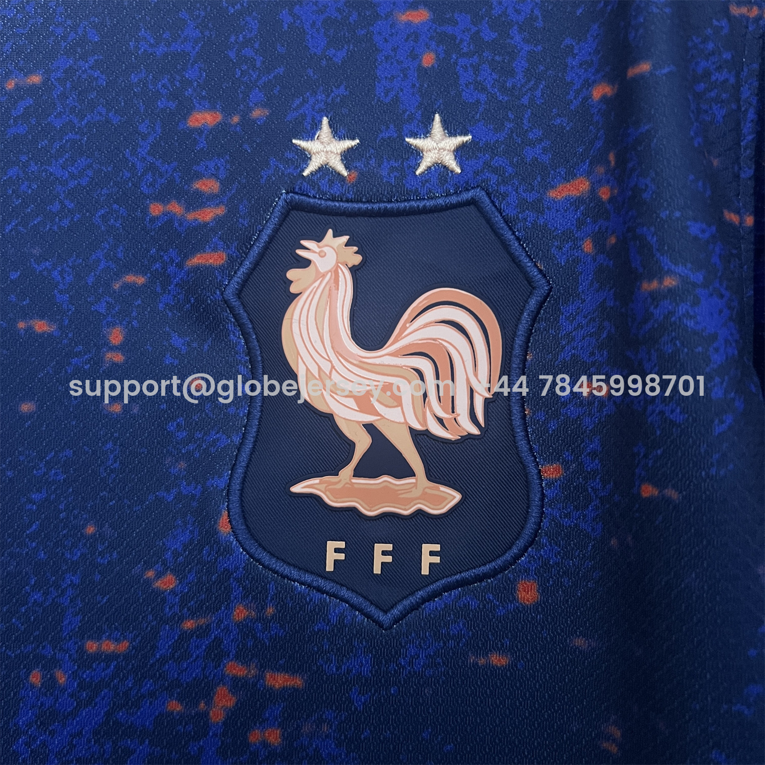 GlobeJersey-France 2025 Women's Team Home Jersey - Men's Fans Version