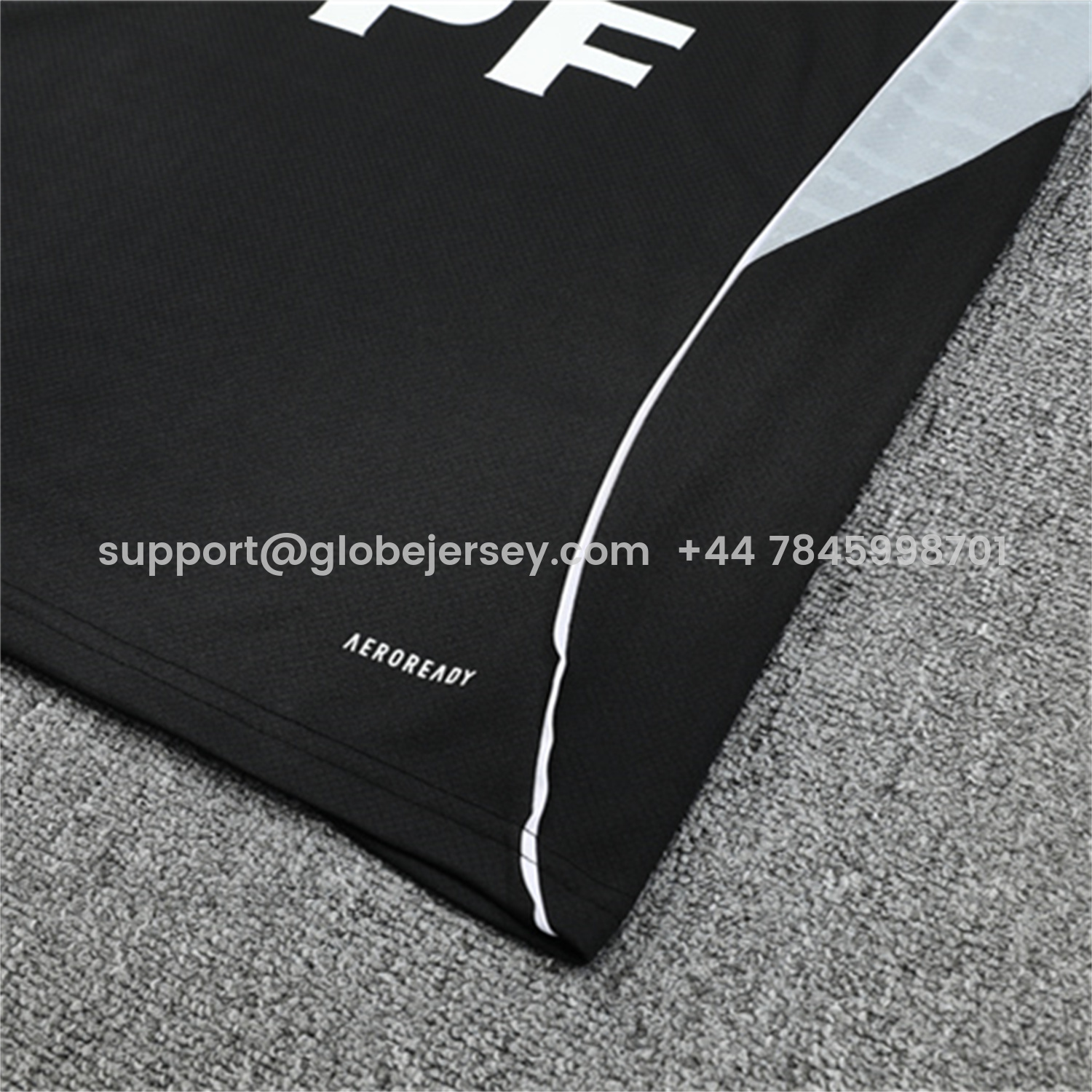 GlobeJersey-Argentina 25-26 Pre-Match Short-Sleeve Training Set - Black Top & Shorts