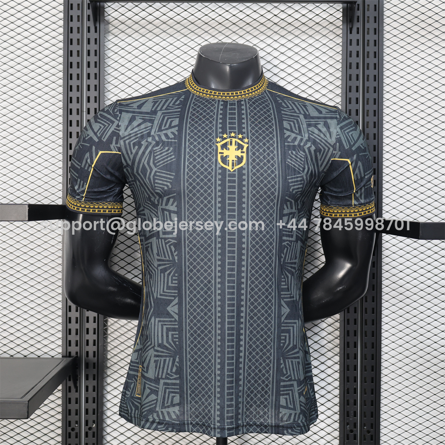 GlobeJersey-Brazil 2026 COMMA Black Neymar Special Jersey - Player Version