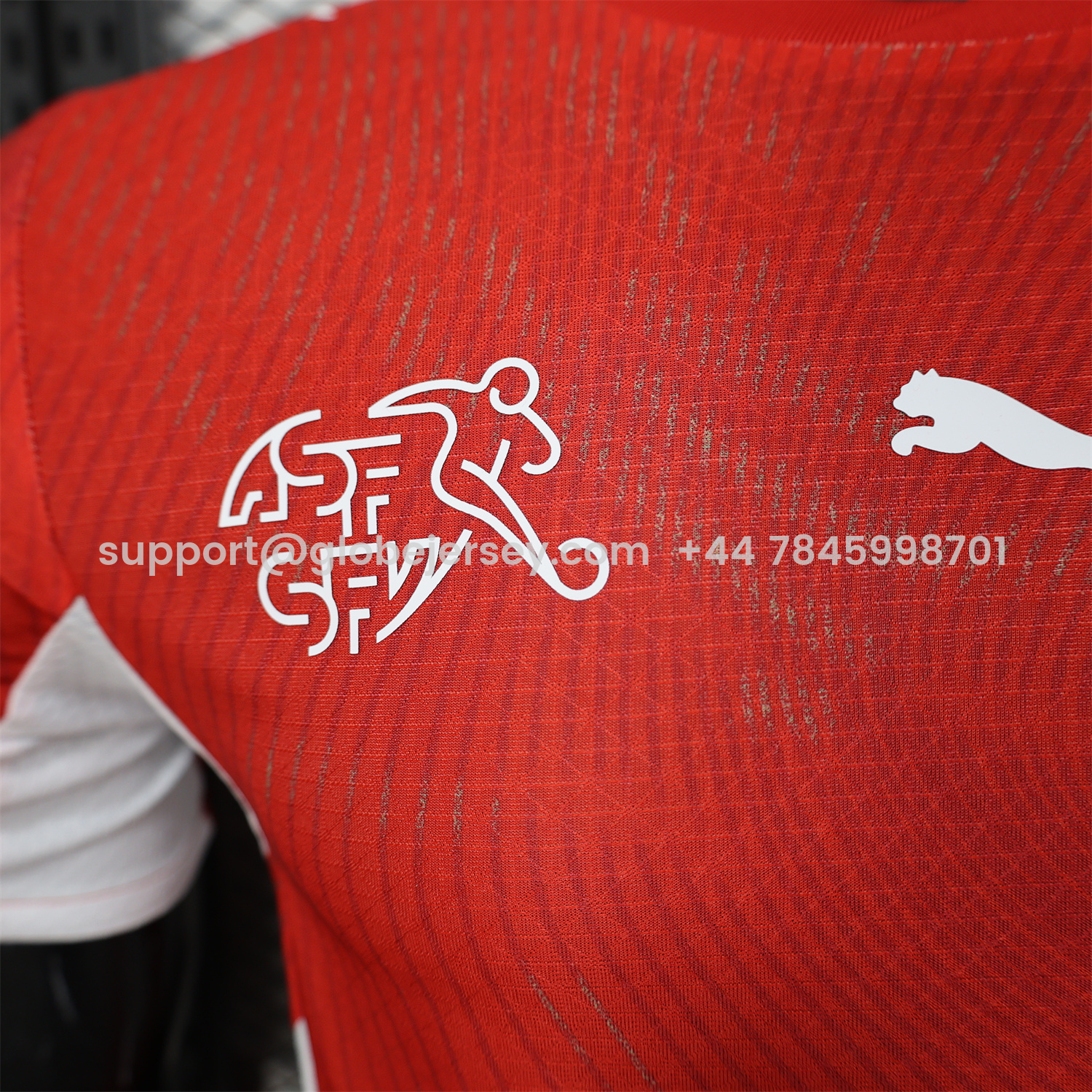 GlobeJersey-Switzerland 2026 Home Jersey - Player Version