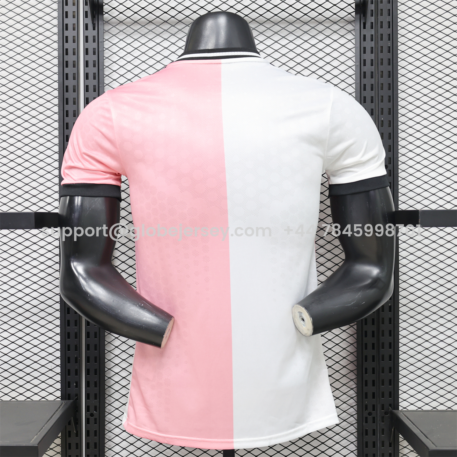GlobeJersey-INT M.A.M 26-27 Pink White Special Jersey - Player Version