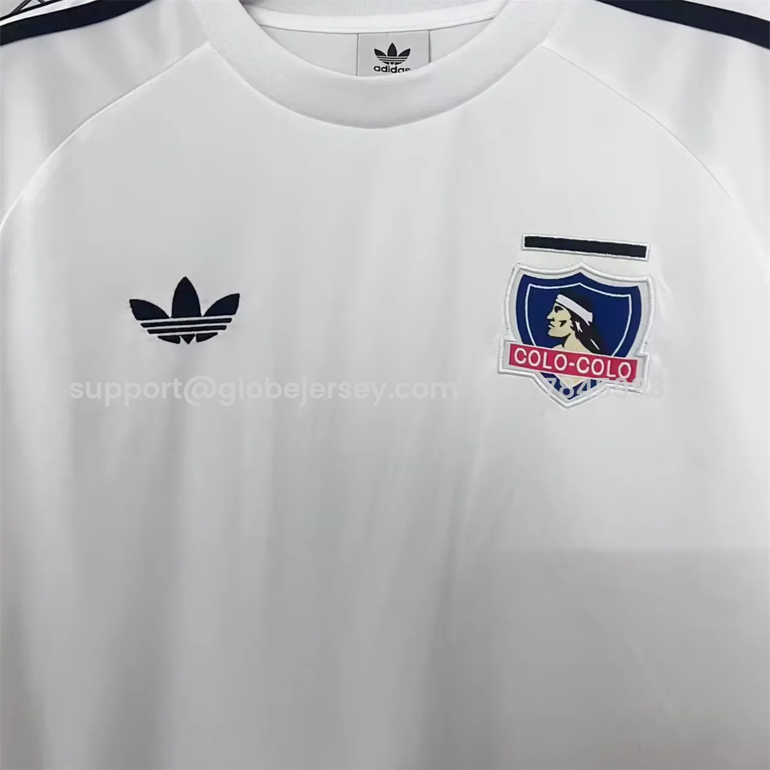 GlobeJersey-Colo Colo 26-27 Home Unsponsored Jersey - Fans Version